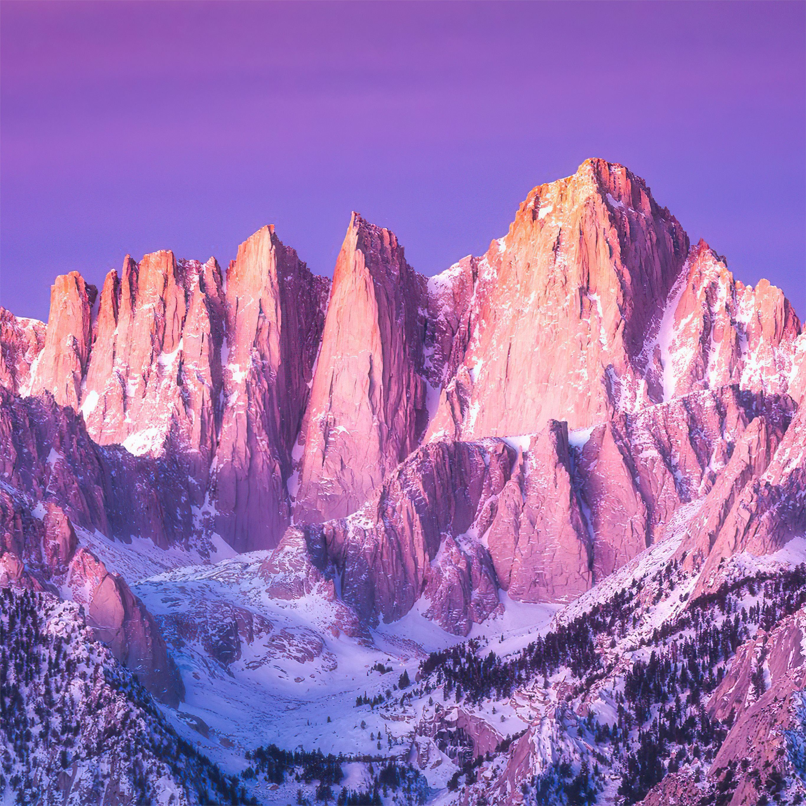 2732x2732 peaks of mount whitney iPad Pro Wallpaper Free Download
