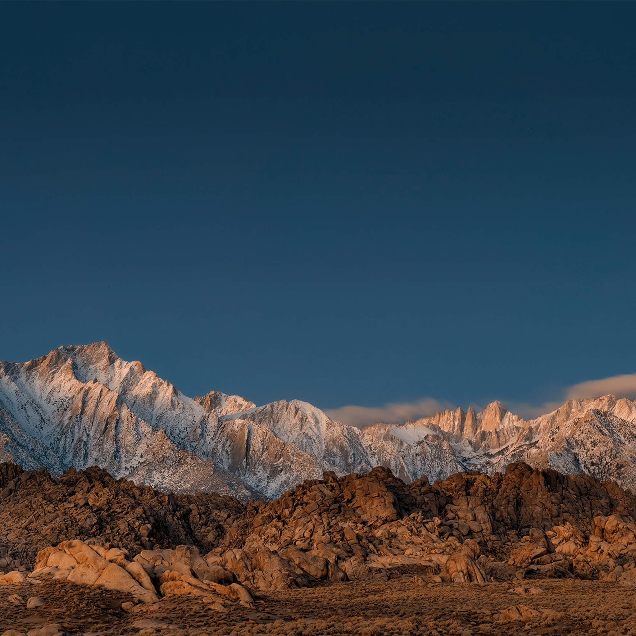 2048x2048 Lone Whitney before Sunrise- White Wrapp
