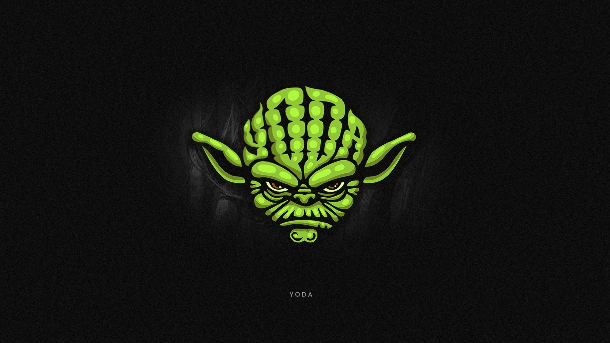 2560x1440 Yoda Star Wars HD Minimal Art Wallpaper, HD Minimalist 4K Wallpaper, Image and Background
