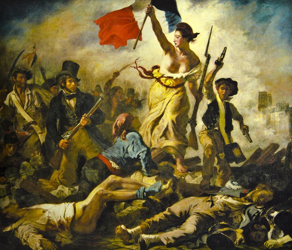 960x820 La liberté guidant le peuple de Delacroix