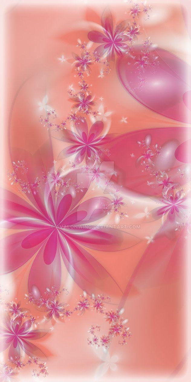 632x1264 Pink weather by Avalonwing. Pink flowers wallpaper, Pink