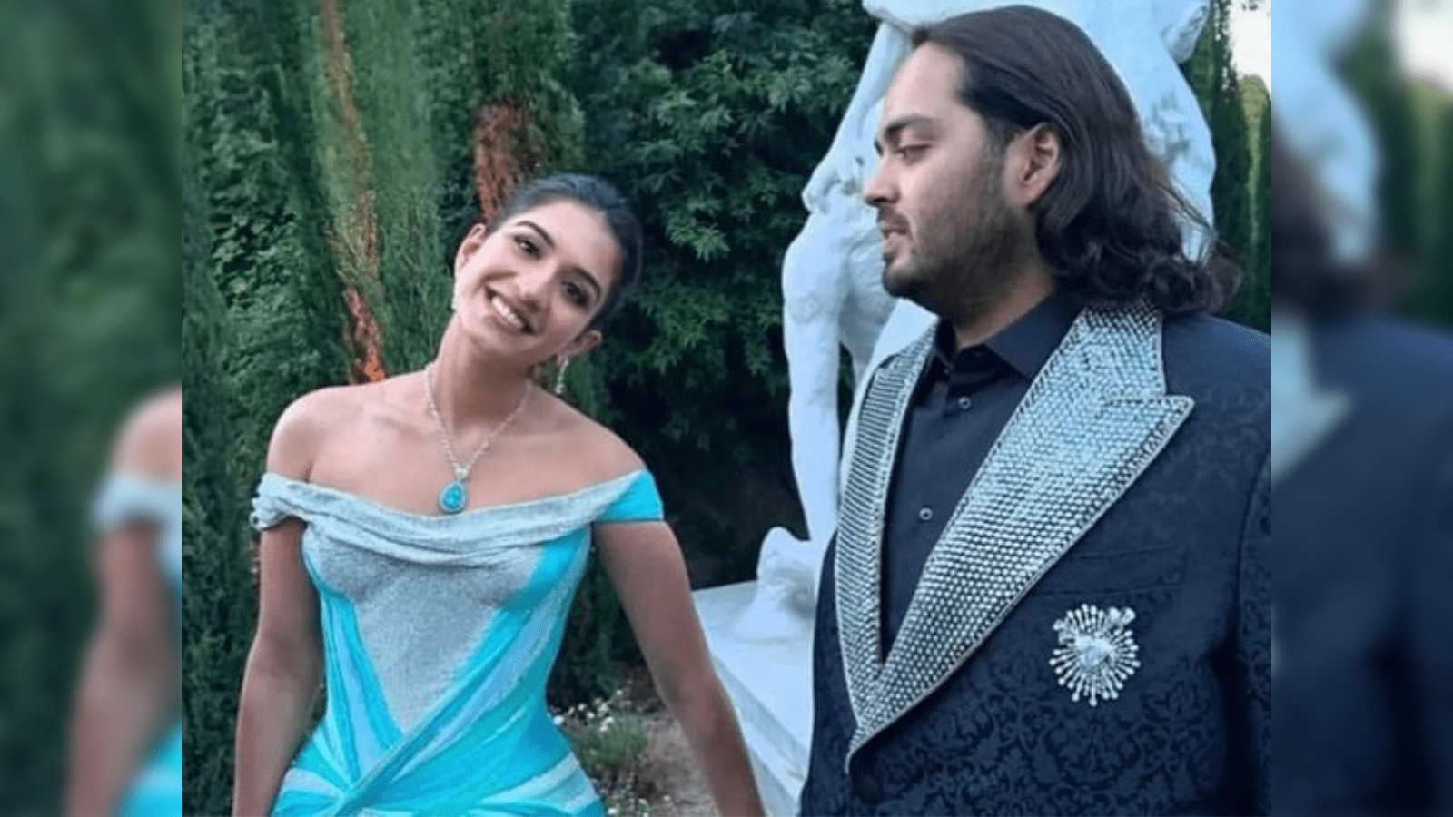 1600x900 ambani cruise party: Radhika Merchant's princess look in blue gown with Anant Ambani goes viral: Check unseen pics from lavish Italian cruise party Economic Times