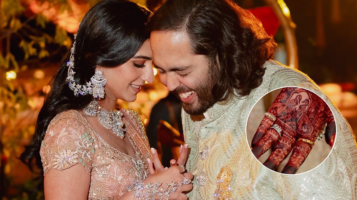 1200x675 PHOTO: Radhika Merchant's Customised Wedding Ring Features Husband Anant Ambani & Her Initials