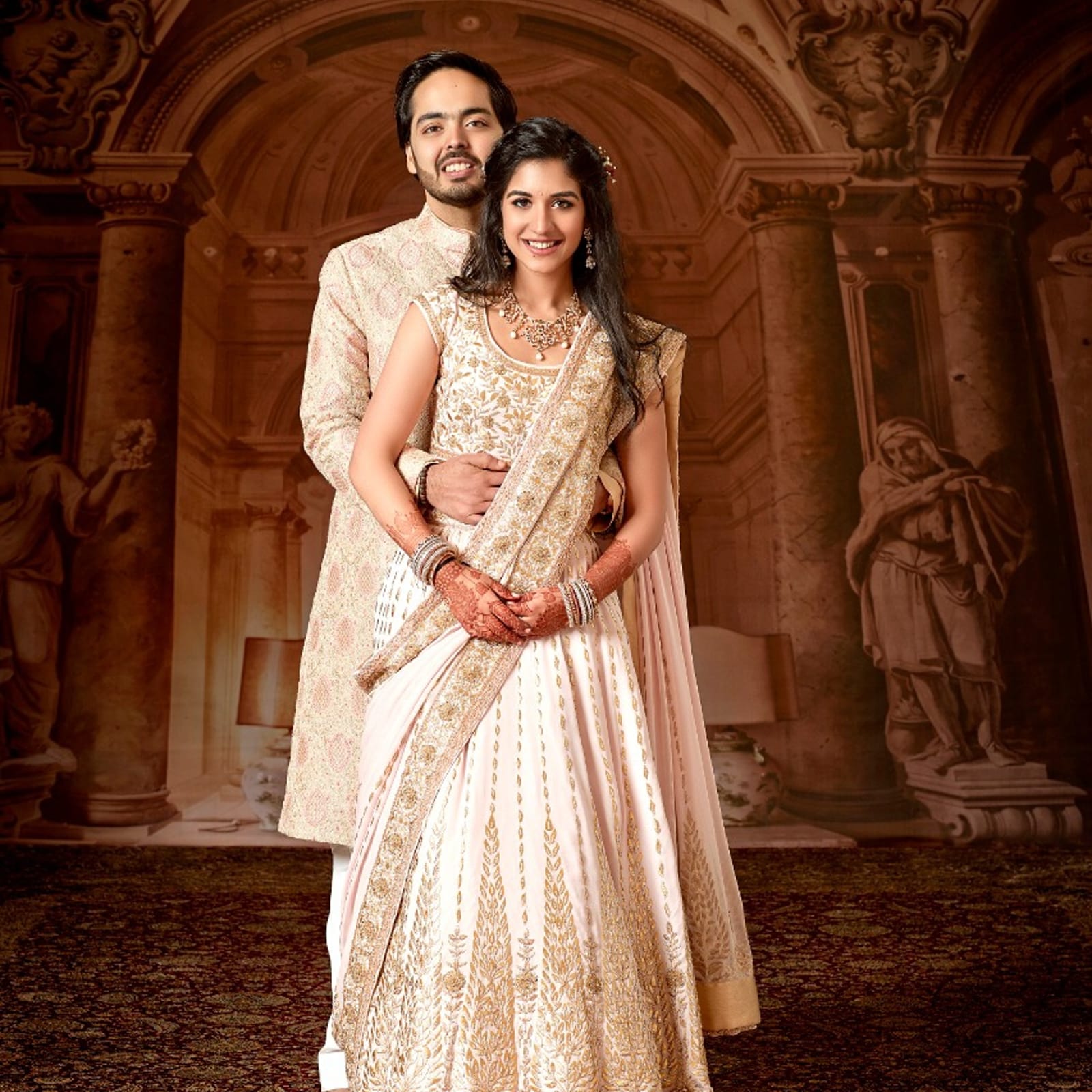 1600x1600 Anant Ambani Radhika Merchant Engagement: A Look At The Couple's Adorable Picture
