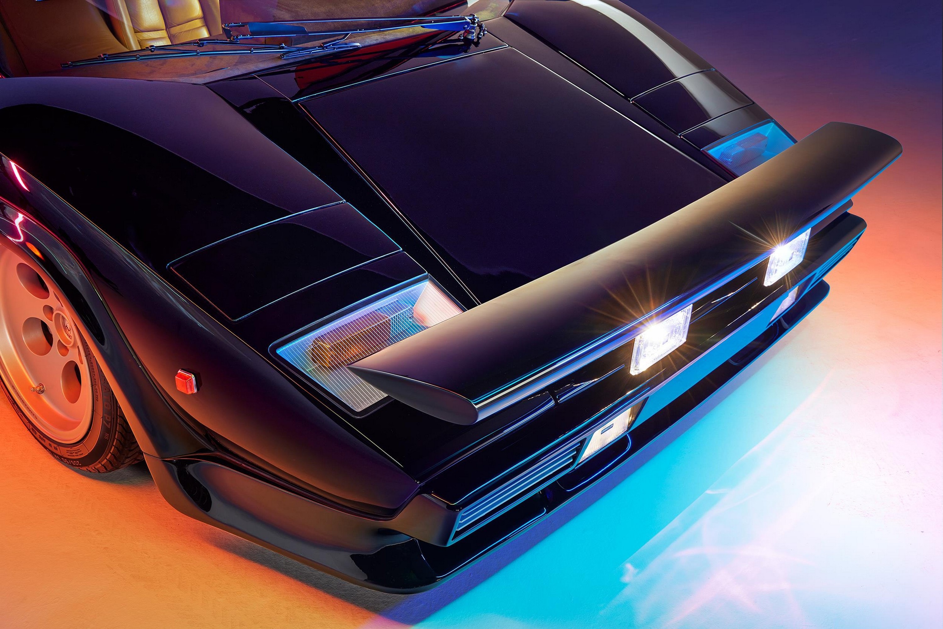 3000x2002 The Cannonball Run' Lamborghini Countach Turns Marcie and Jill Reunite to Celebrate