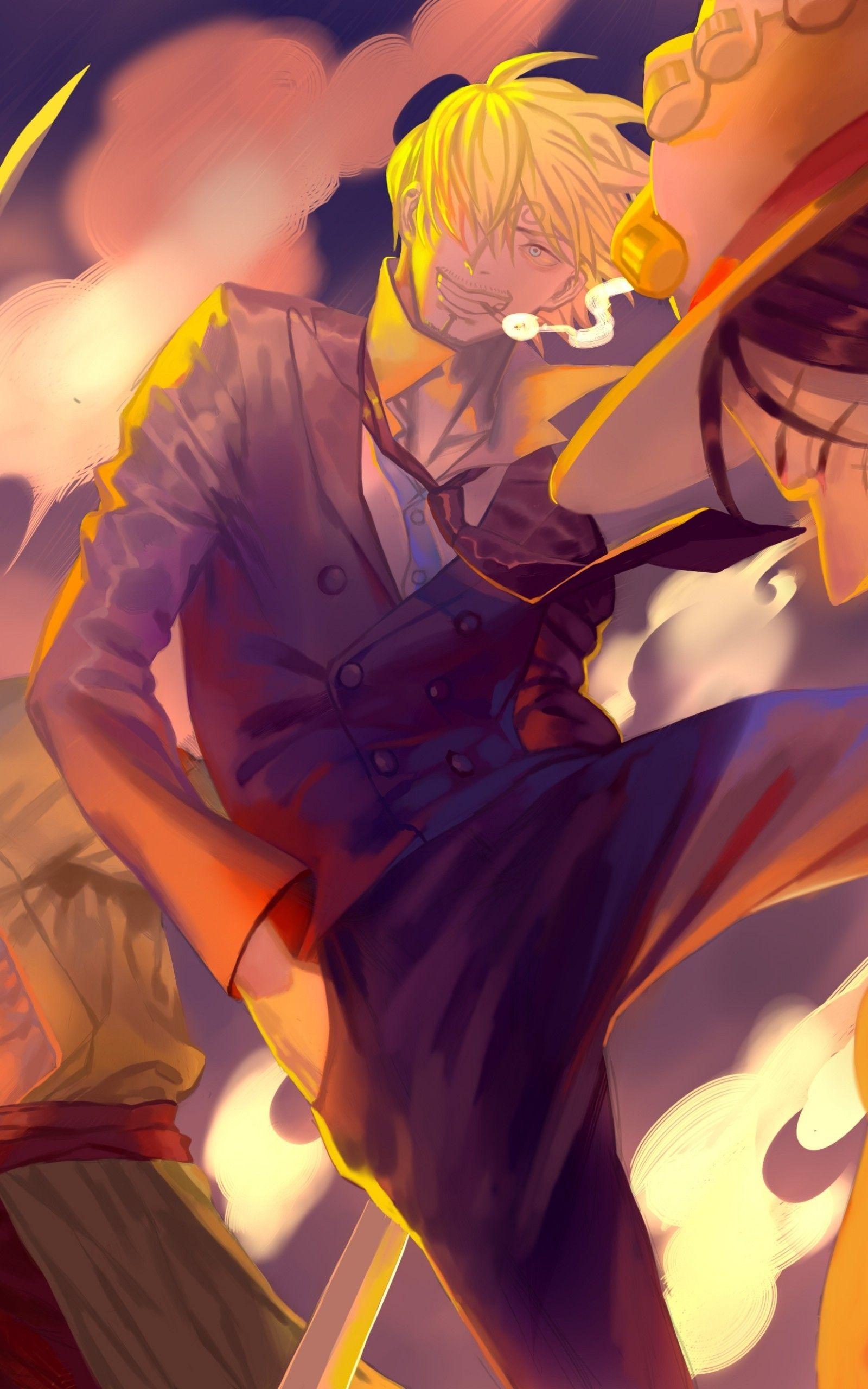 1600x2560 Sanji Wallpaper