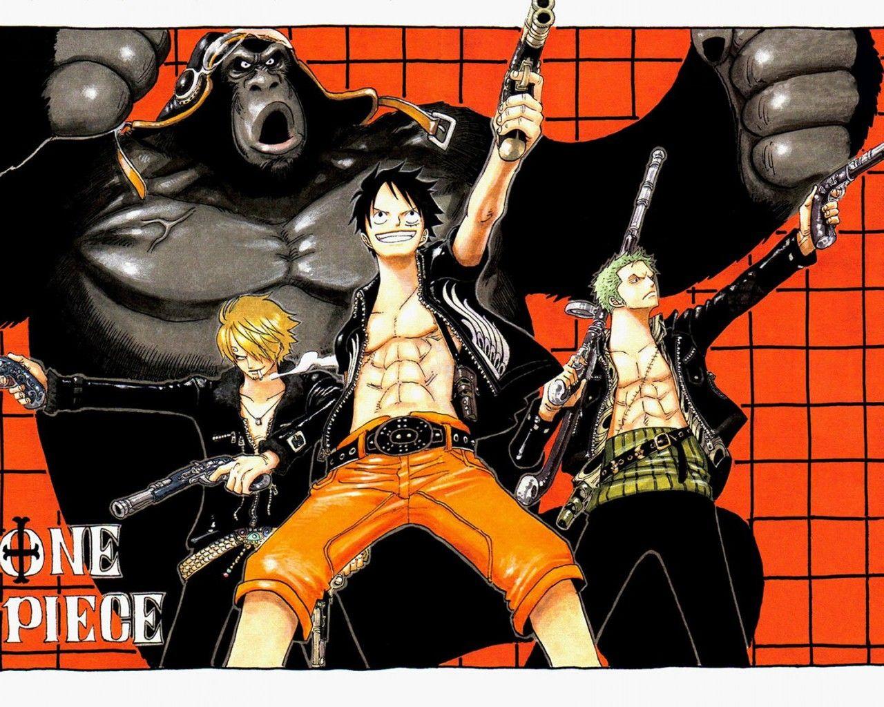 1280x1024 Download 1280x1024 One piece anime roronoa zoro monkey d luffy
