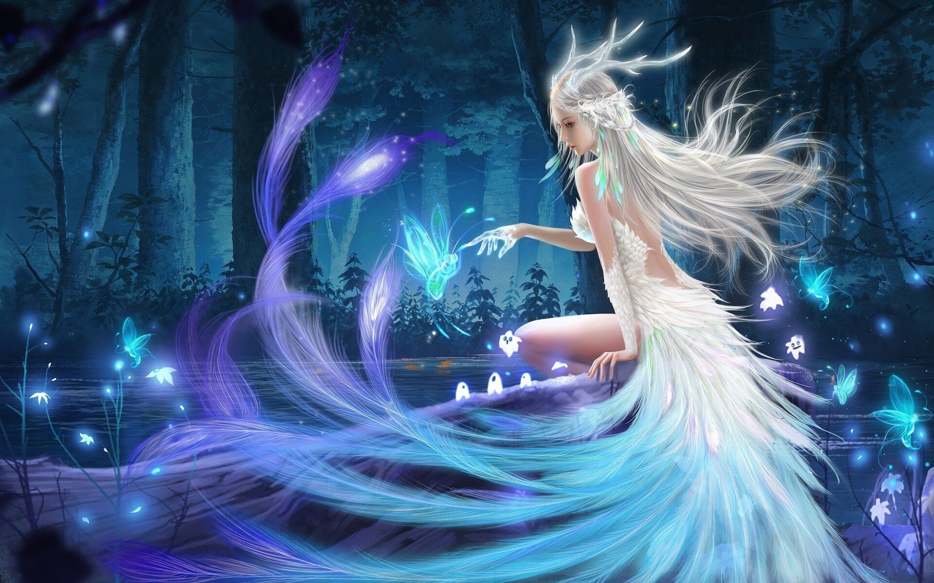 1920x1200 Enchanted Fairy Magic: Mystical HD Fantasy Wallpaperx1200