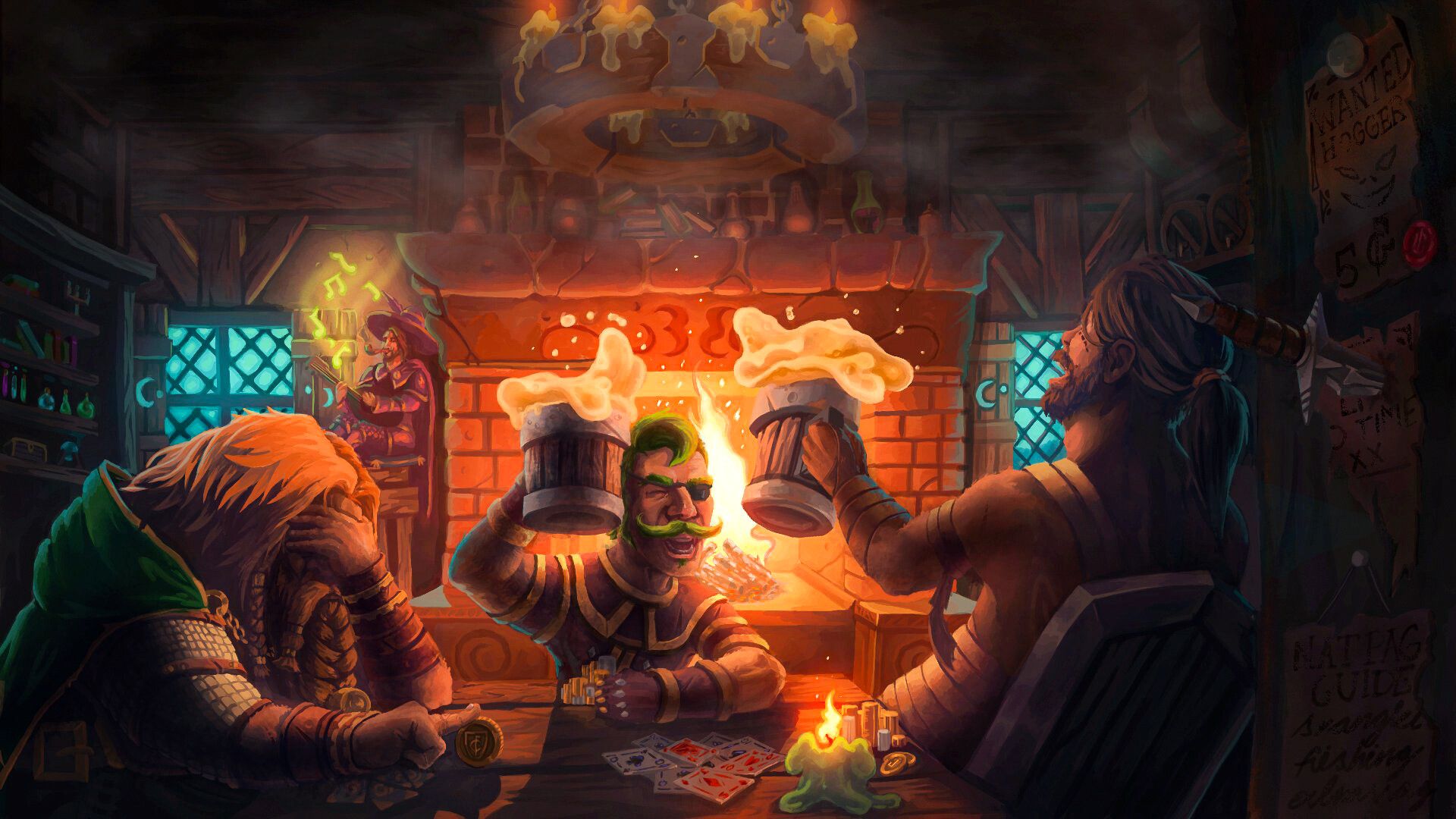 1920x1080 A Night in Goldshire by Me. Continuation for the Classic Warcraft Leveling series