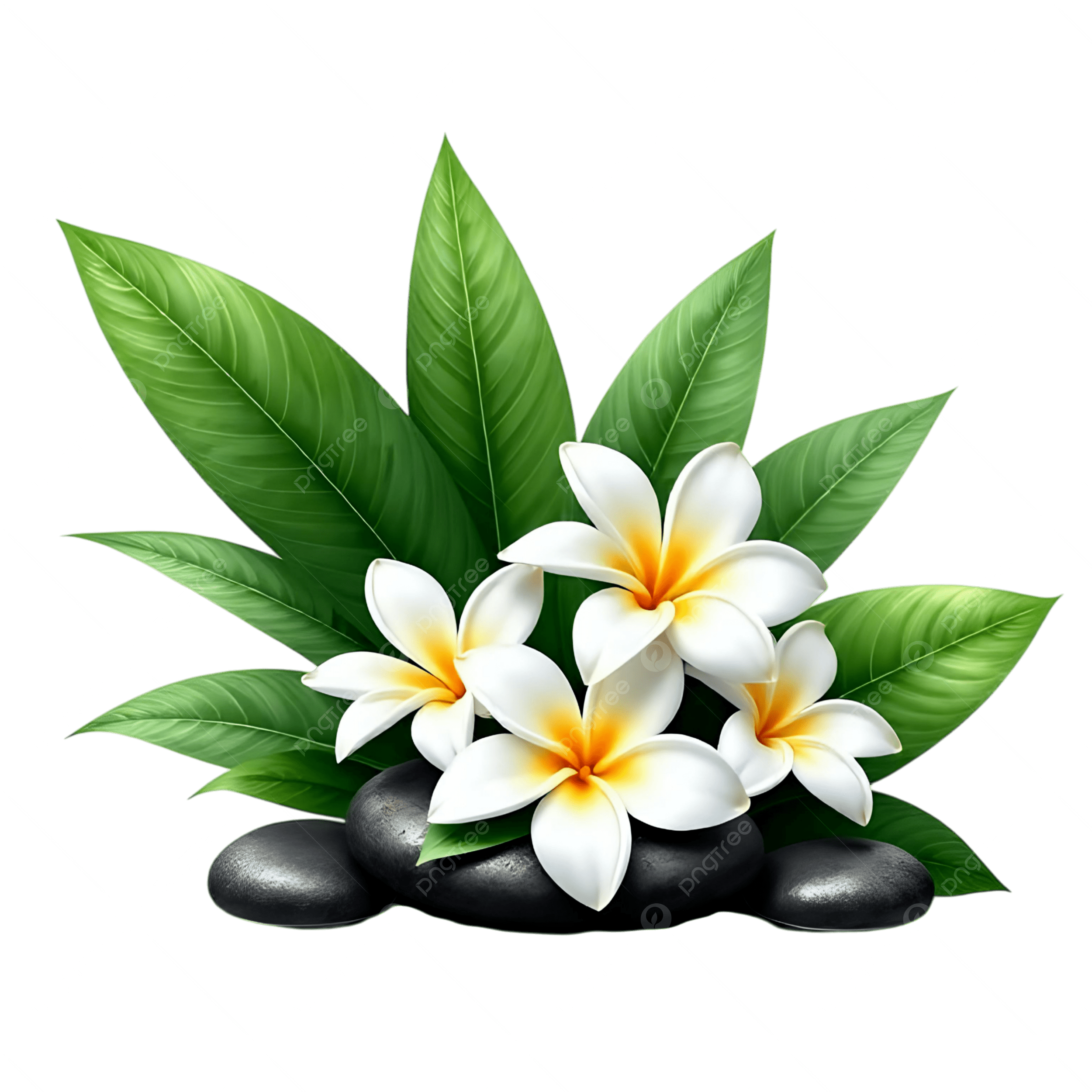 2500x2500 Spa Plumeria And Stones, Plumeria, Frangipani, Flowers PNG Transparent Image and Clipart for Free Download