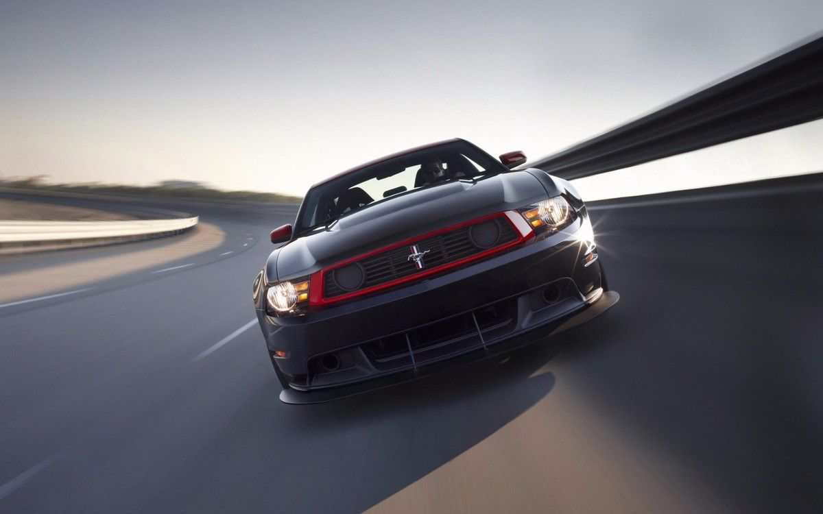 1200x750 Mustang Boss 302 Laguna Seca trac 24X36 inch poster, sports car, muscle car