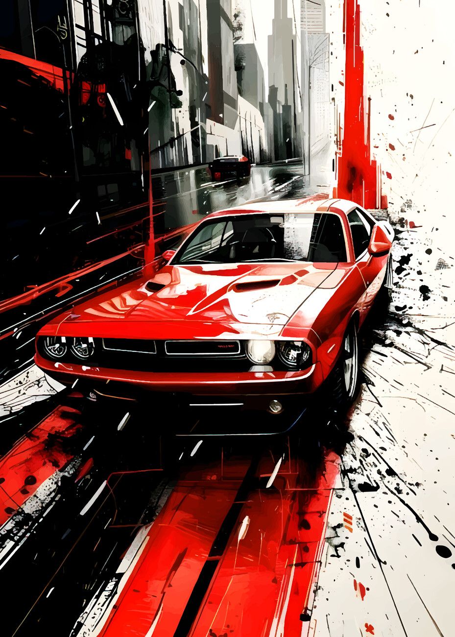 929x1300 Poster ford mustang gt
