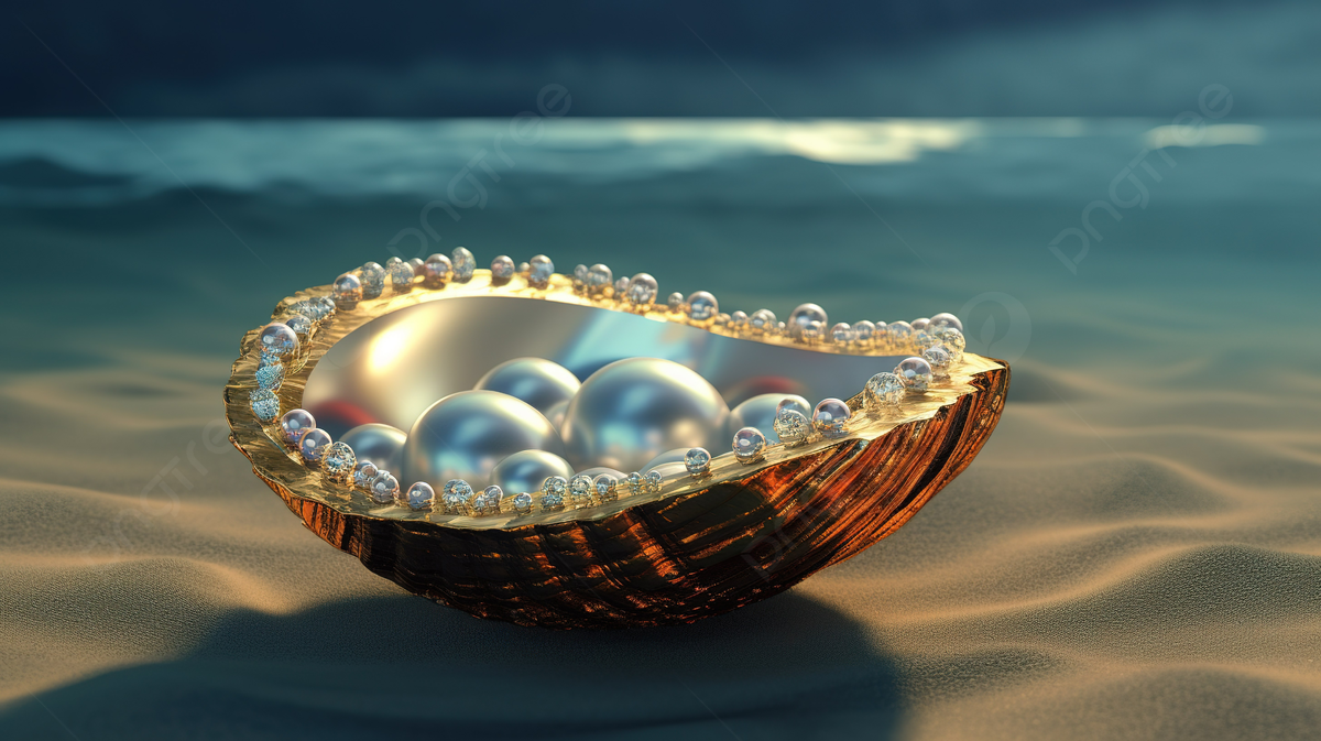 1200x673 Discovering A Treasured Pearl In The Open Clam Of The Sea A Stunning Crypto Currency 3D Render, 3D, Sea Illustration, 3D Illustrations Background Image And Wallpaper for Free Download