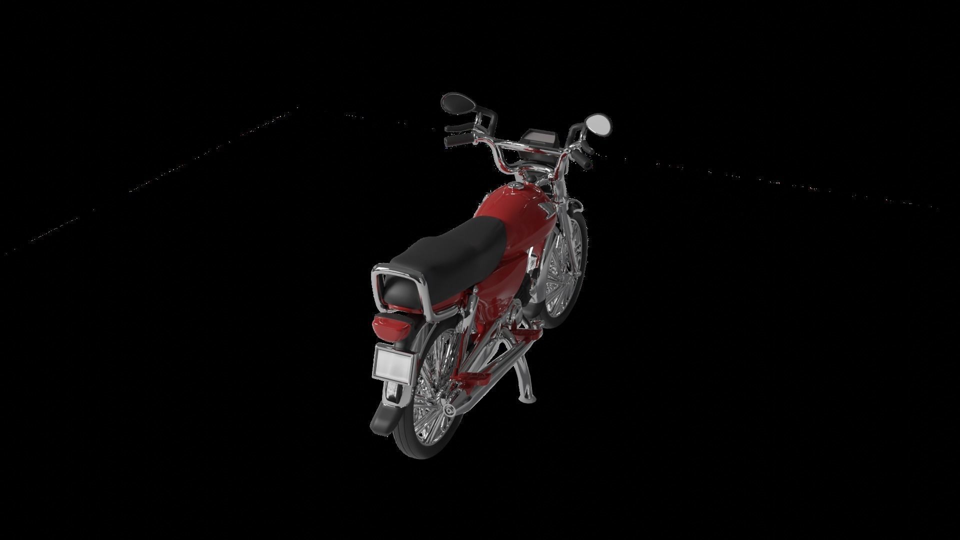 1920x1080 Honda CD 70 3D Model 3D Printable