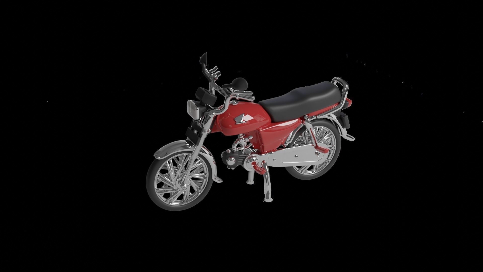 1920x1080 Honda CD 70 3D Model 3D Printable