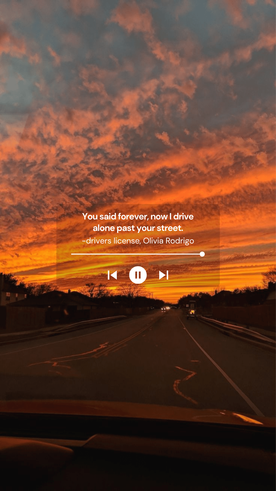 1080x1920 Olivia Rodrigo Lyrics Wallpaper