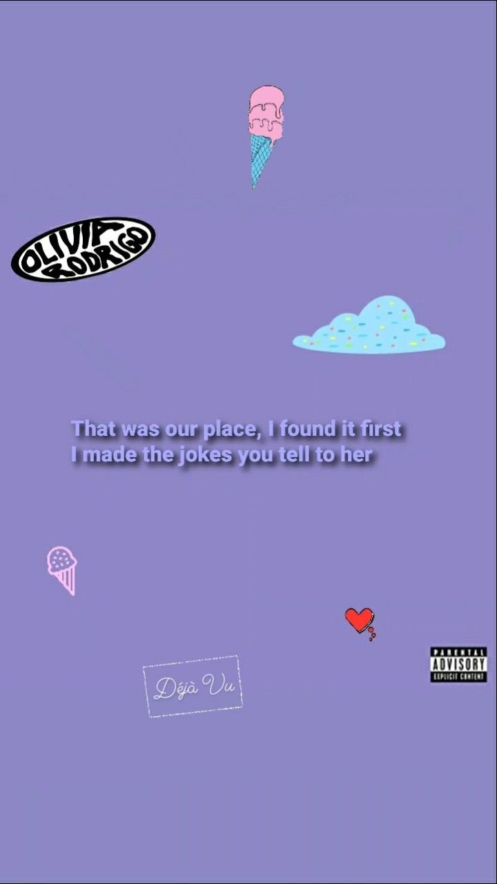 720x1280 Olivia Rodrigo Lyrics Wallpaper