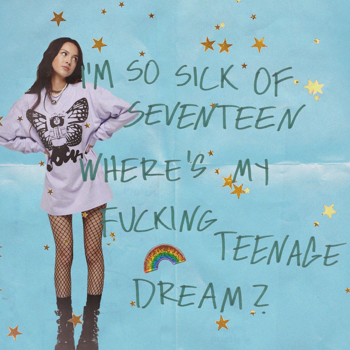 1200x1200 Brutal Olivia Rodrigo Wallpaper