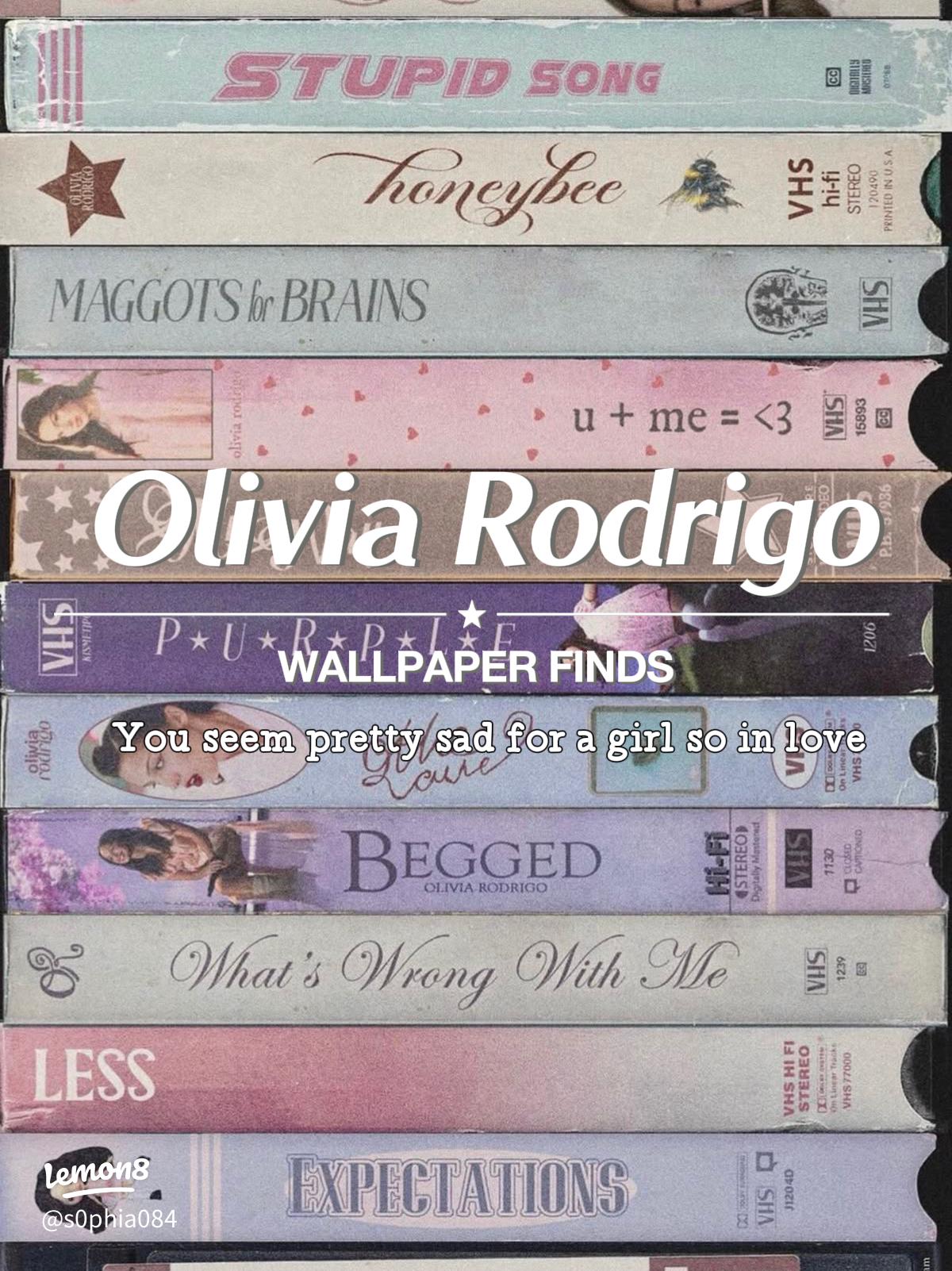1200x1602 Olivia Rodrigo Wallpaper for Phone (HD): SOUR & GUTS Aesthetic, Lyrics + Collage Ideas