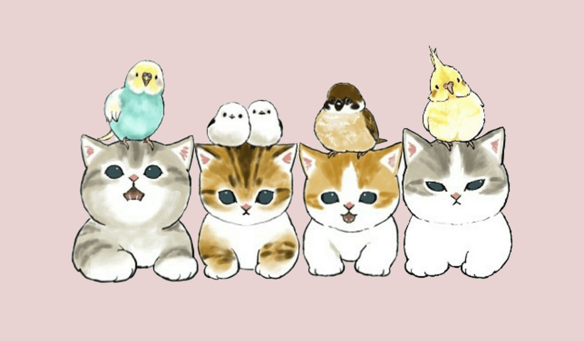 1200x700 Mofusand Desktop Wallpaper
