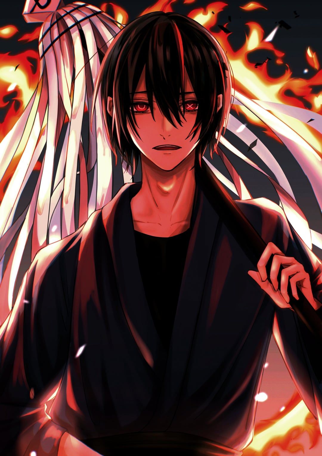 1080x1527 manga benimaru vs anime diablo (tensura)