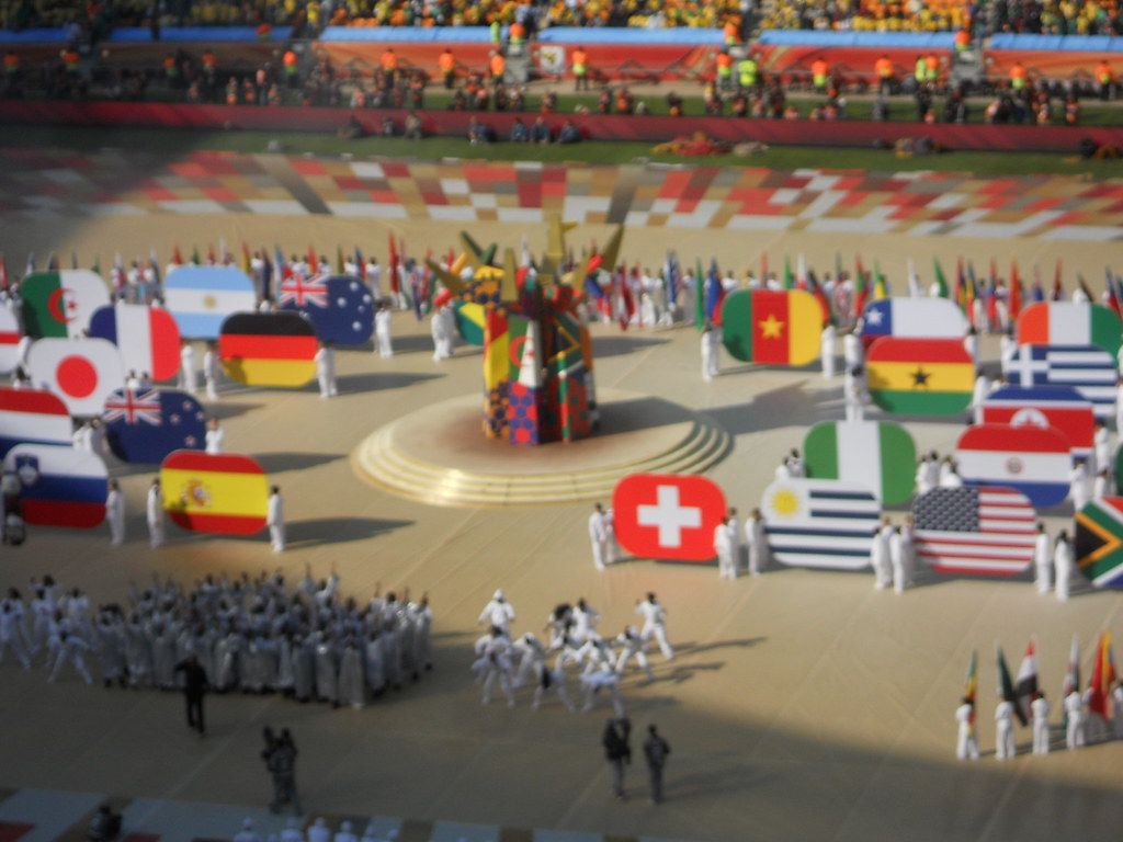 1024x768 World Cup opening ceremony. Picture uploaded live fro