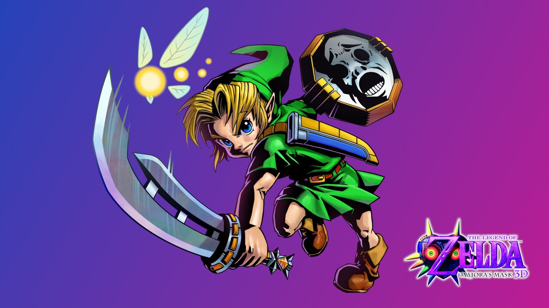 1920x1080 Link: Majora's Mask Quad HD Wallpaperx1440
