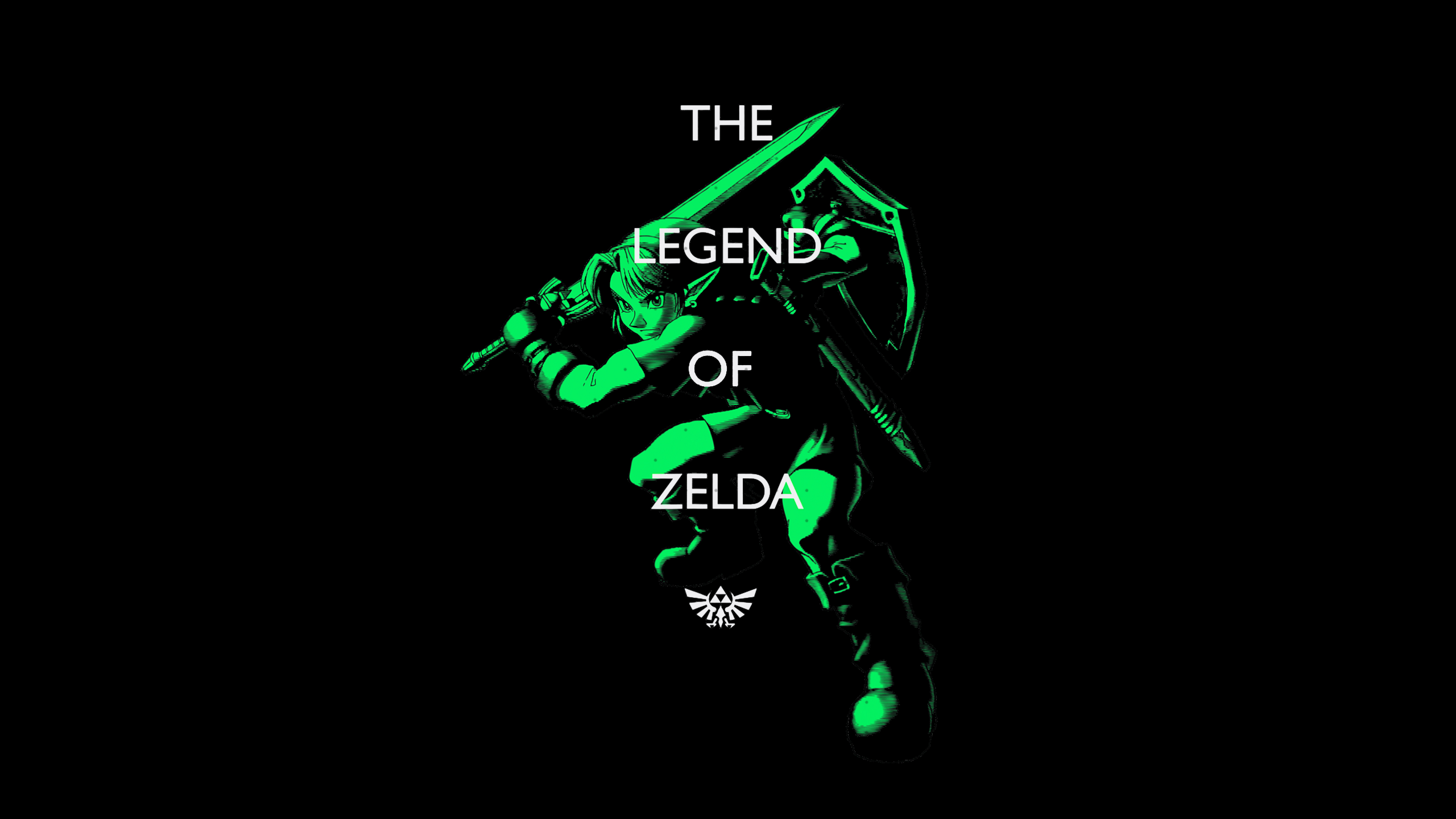 2560x1440 Link (The Legend of Zelda) AMOLED Black background 5K