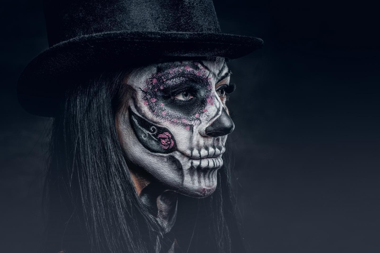 1440x960 Sugar Skull wallpaper HD for desktop background