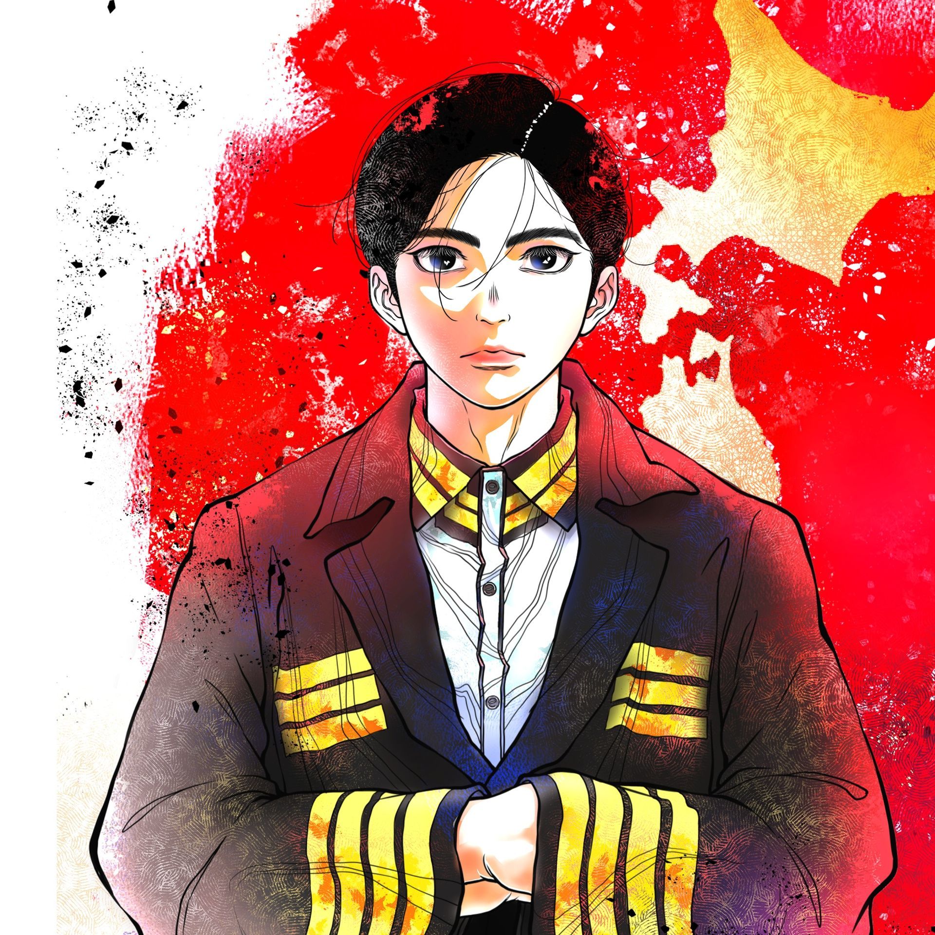 1920x1920 Where to Watch NIPPON SANGOKU: The Three Nations of the Crimson Sun (2026) TV Show Online