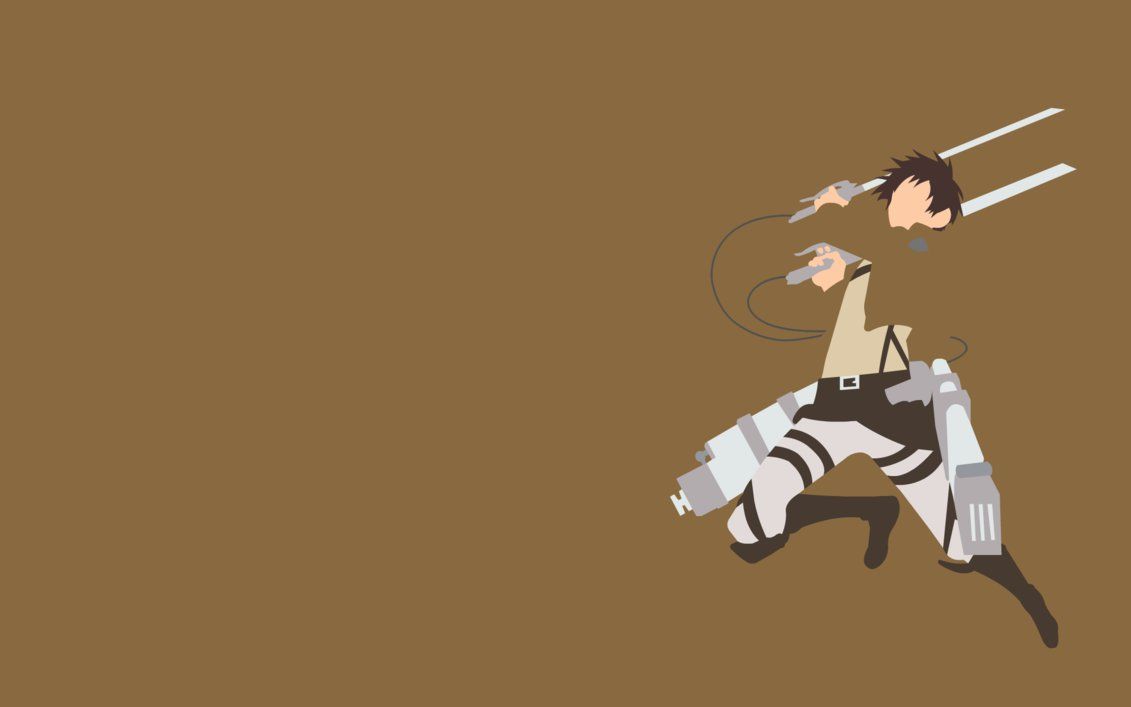 1131x707 Eren Yeager Minimal Wallpaper