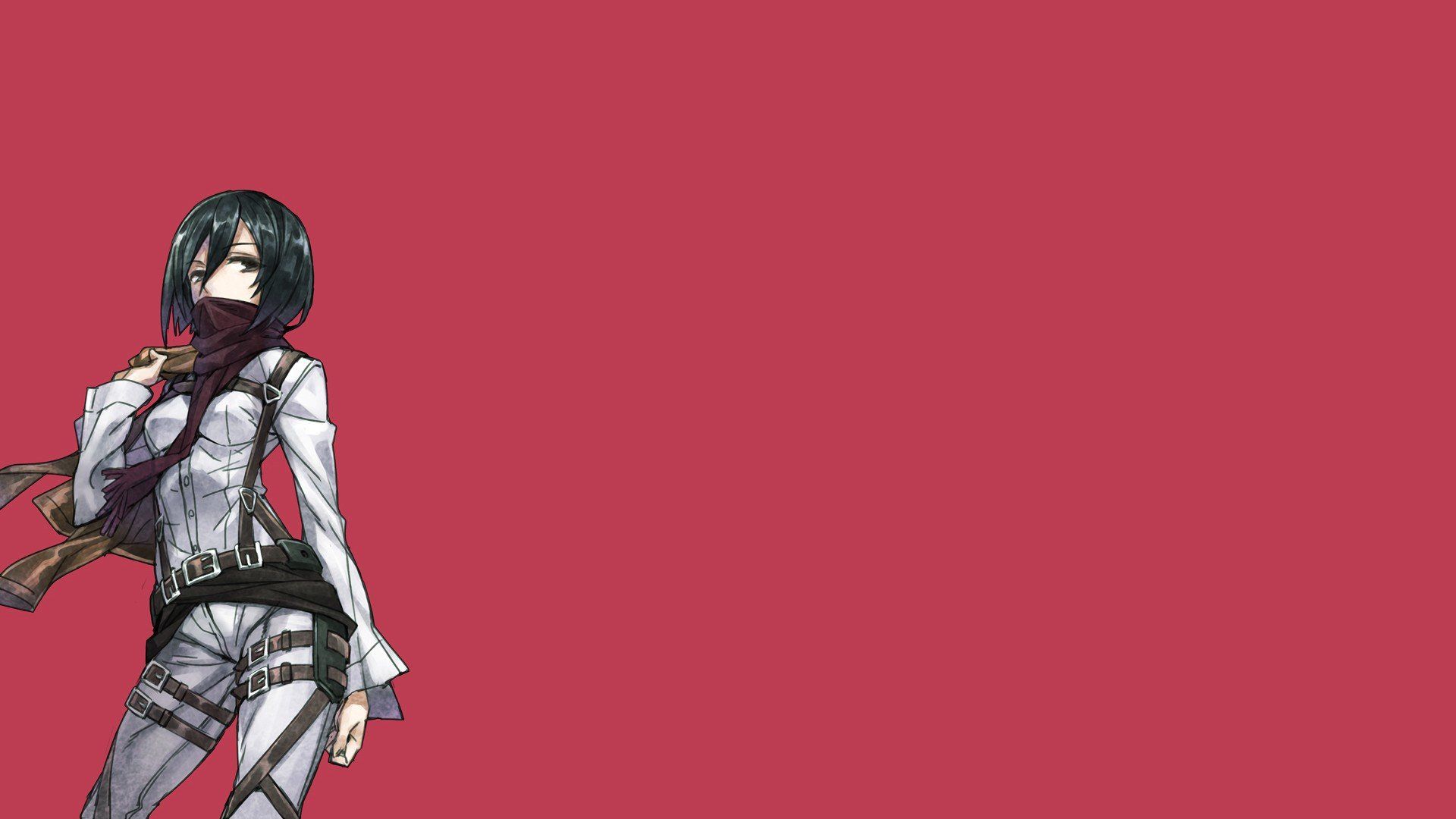 1920x1080 anime, Simple, Background, Anime, Girls, Shingeki, No, Kyojin, Mikasa, Ackerman Wallpaper HD / Desktop and Mobile Background