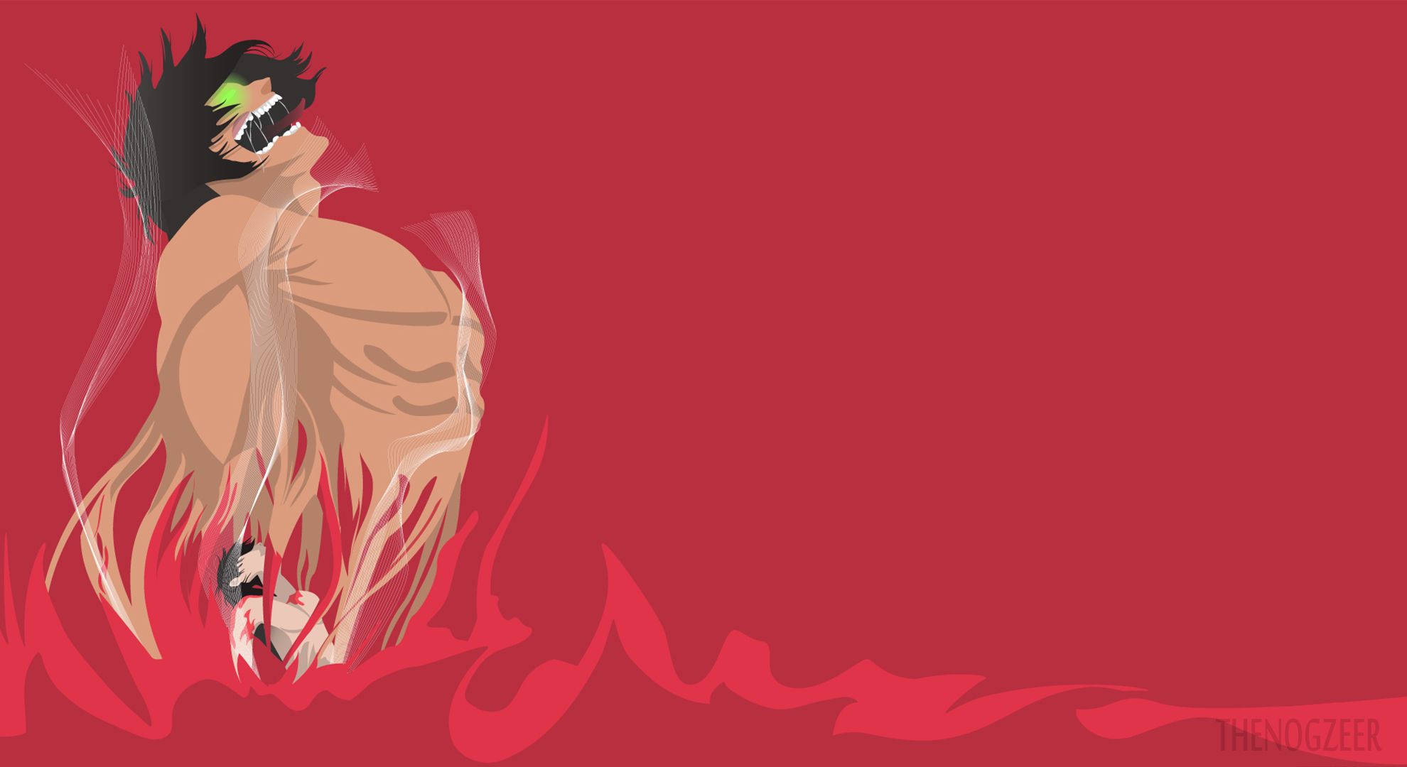 1980x1080 EREN YEAGER TITAN