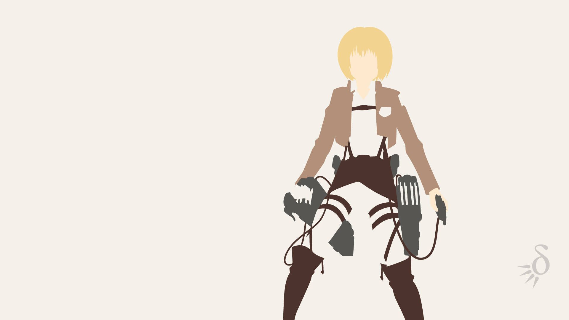 1920x1080 Armin Attack On Titan Minimalist Anime Wallpaper