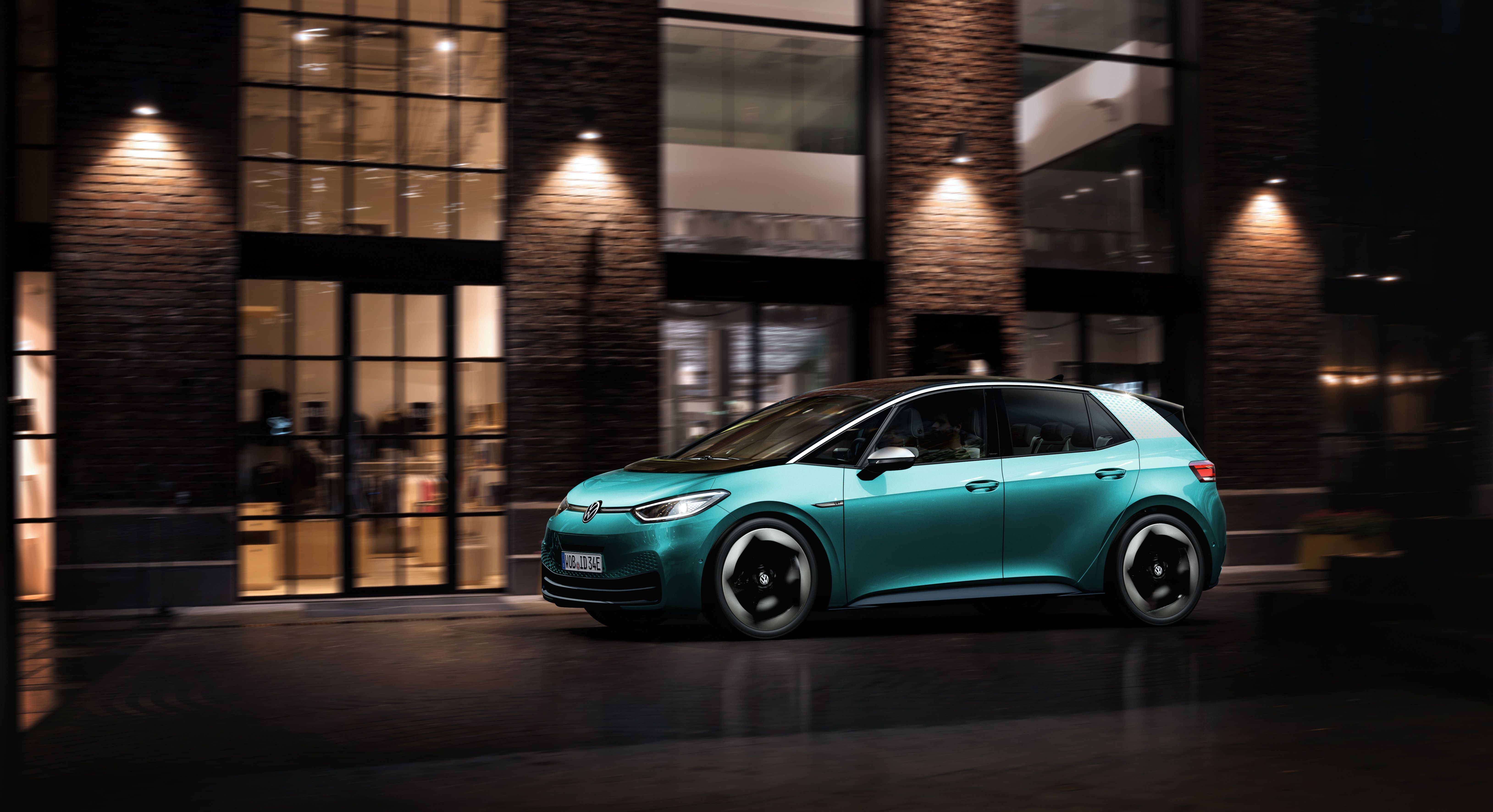 6512x3543 Download Compact Car Electric Car Car Volkswagen Vehicle Volkswagen ID.3 4k Ultra HD Wallpaperx3543