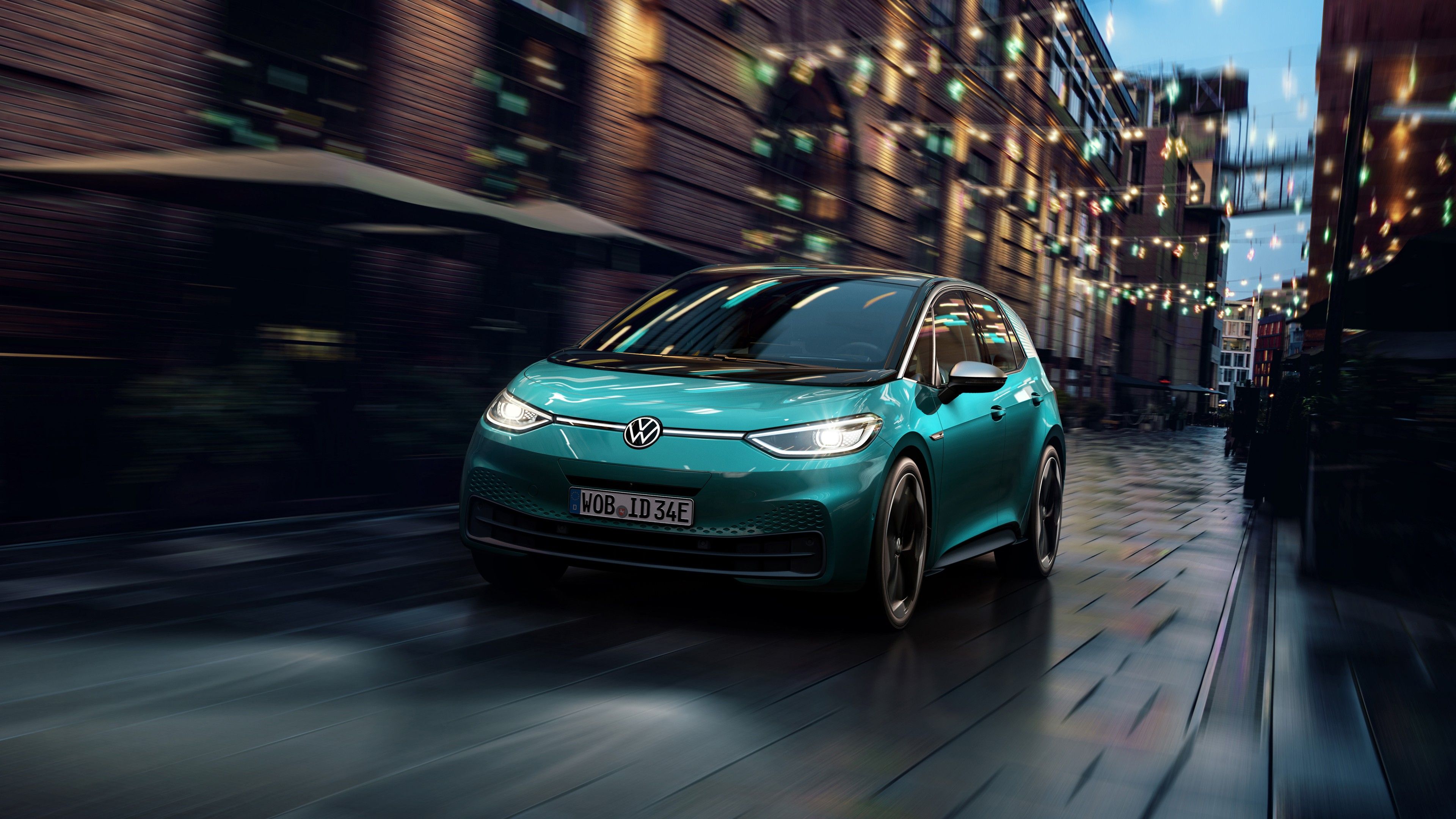 3840x2160 Volkswagen ID.3 1st 2019 4K 2 Wallpaper Car Wallpaper