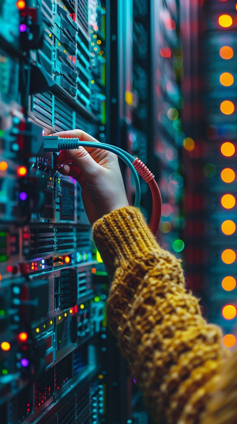 816x1456 Free Network Server Maintenance Image, Server, Network