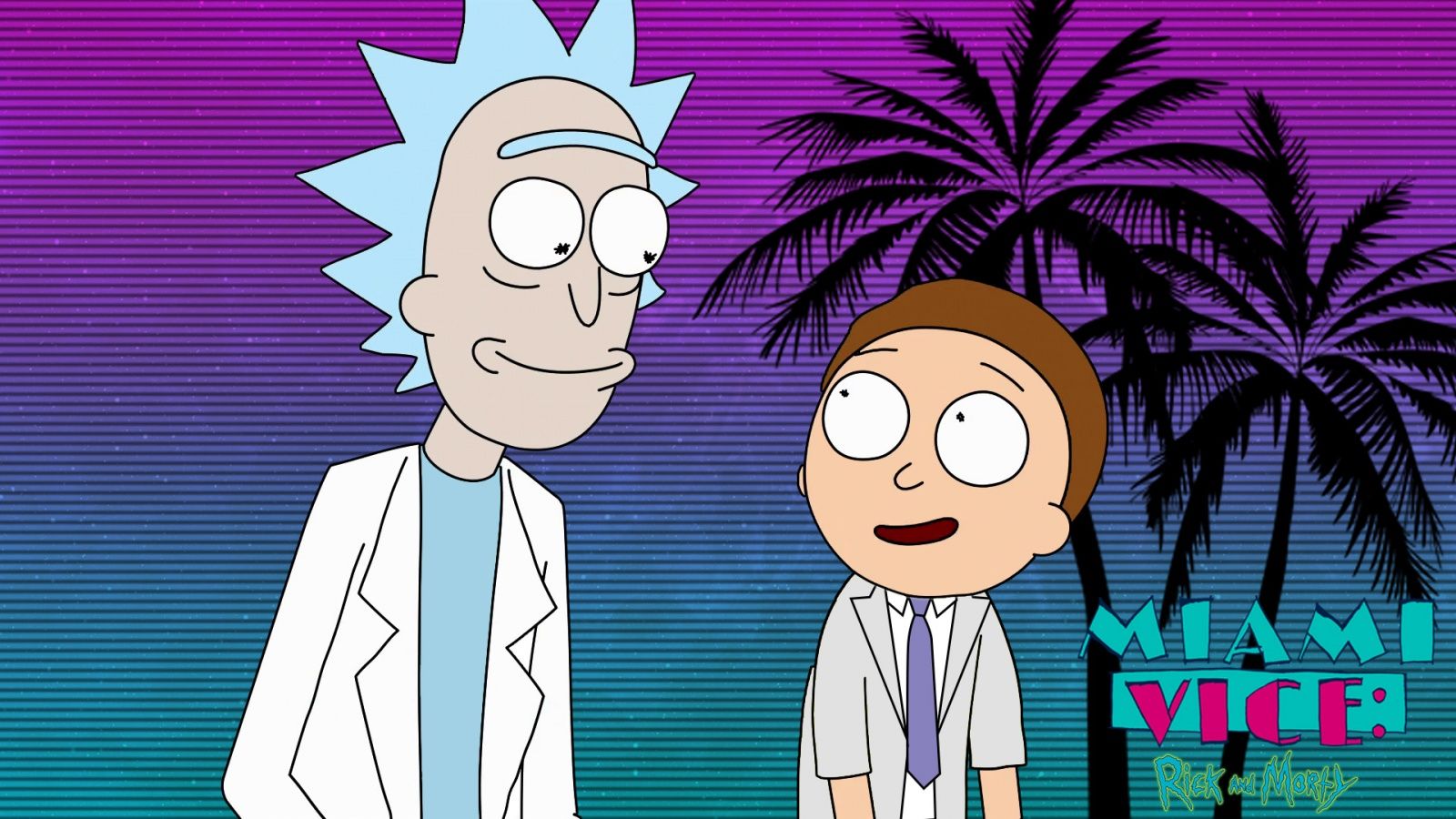 1600x900 Rick and Morty Miami Vice 4K UHD Wallpaper for UltraHD Desktop and TV : Widescreen and UltraWide Display : Smartphone and Tablet Devices