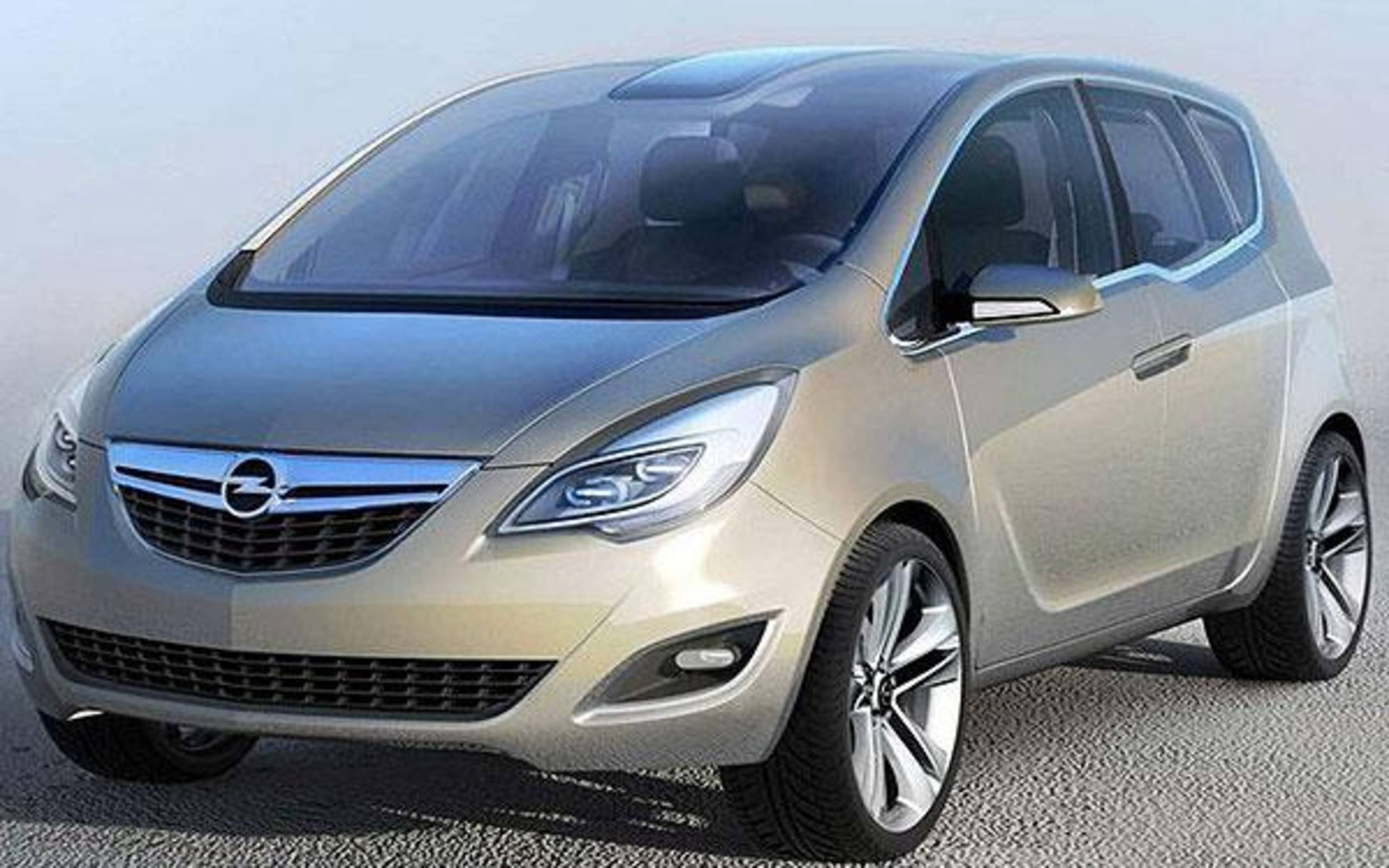 2560x1600 Opel Meriva's cover is blown: Geneva concept previews production van