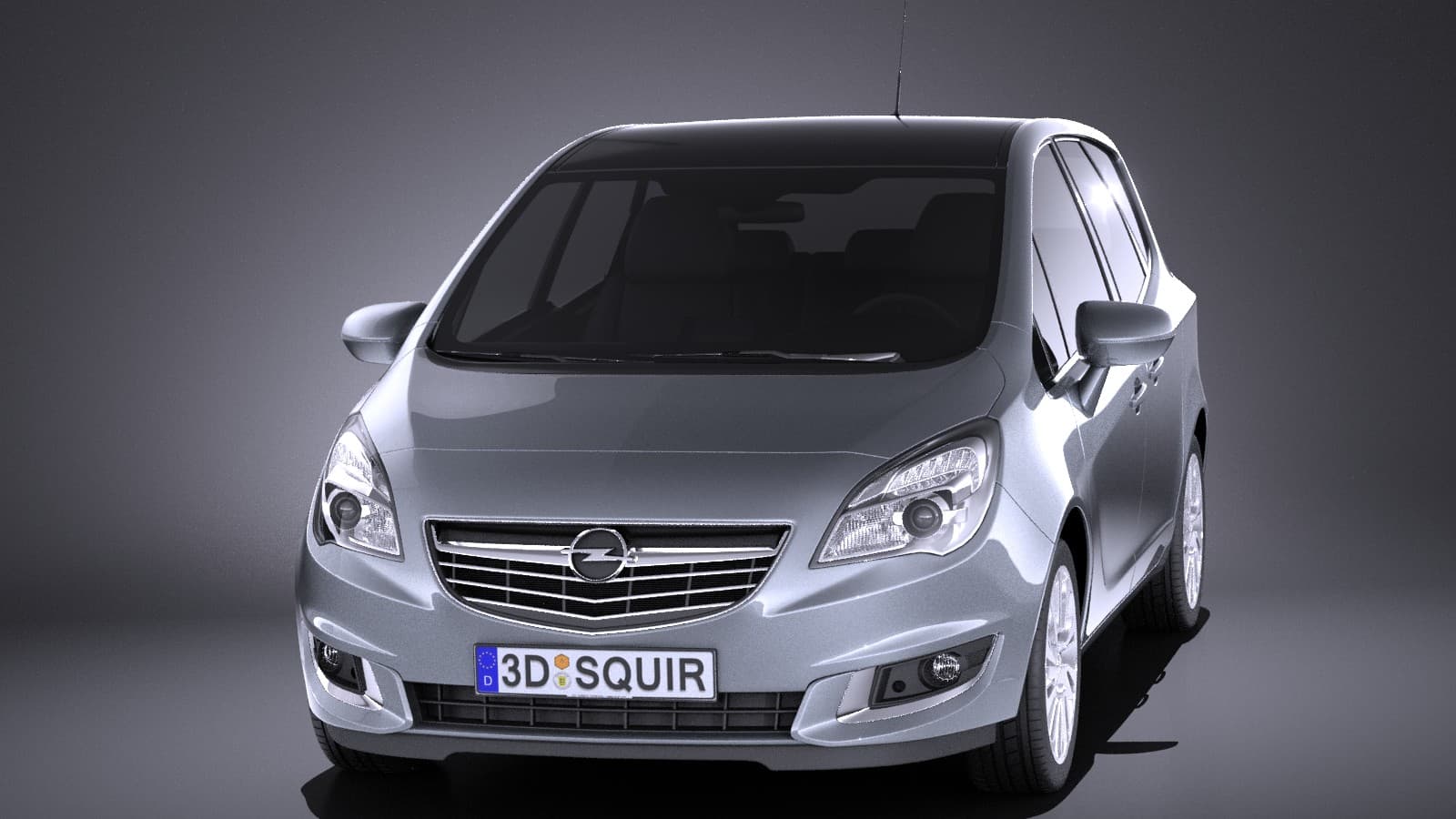 1600x900 Opel Meriva 2016 (V Ray) 3D Model