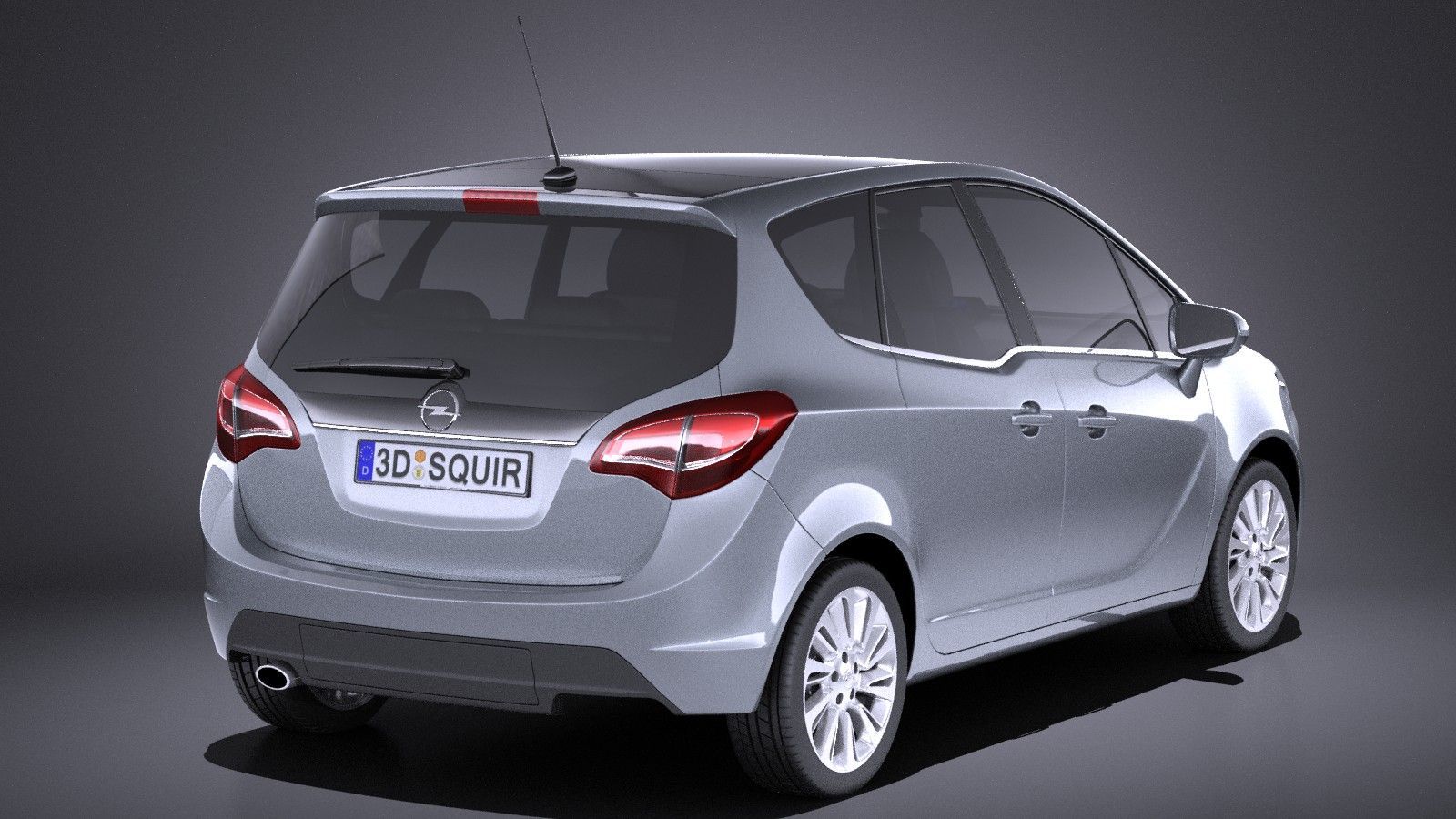 1600x900 Opel Meriva 2016 VRAY 3D Model $129 - .3Ds .c4d .fbx .lwo .max .obj