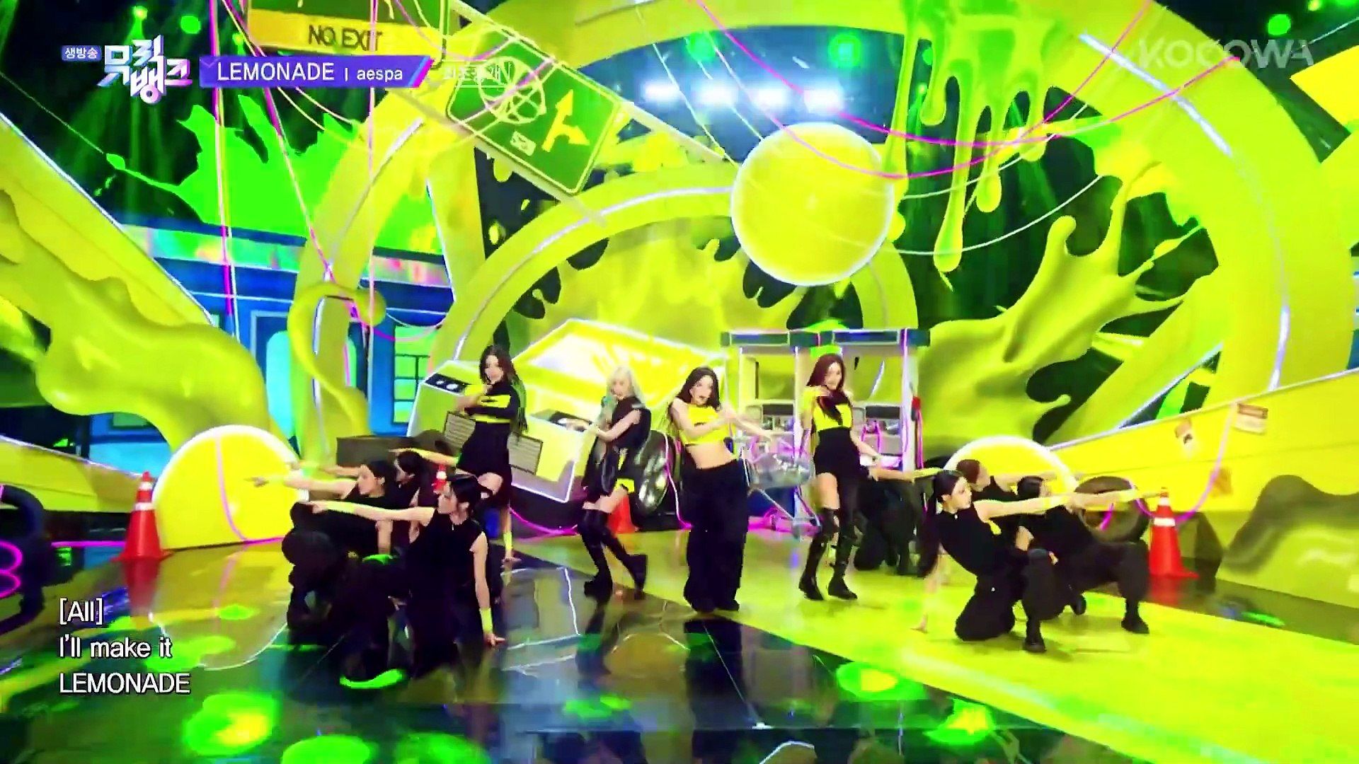 1920x1080 aespa LEMONADE Music Bank EP1293 KOCOWA+
