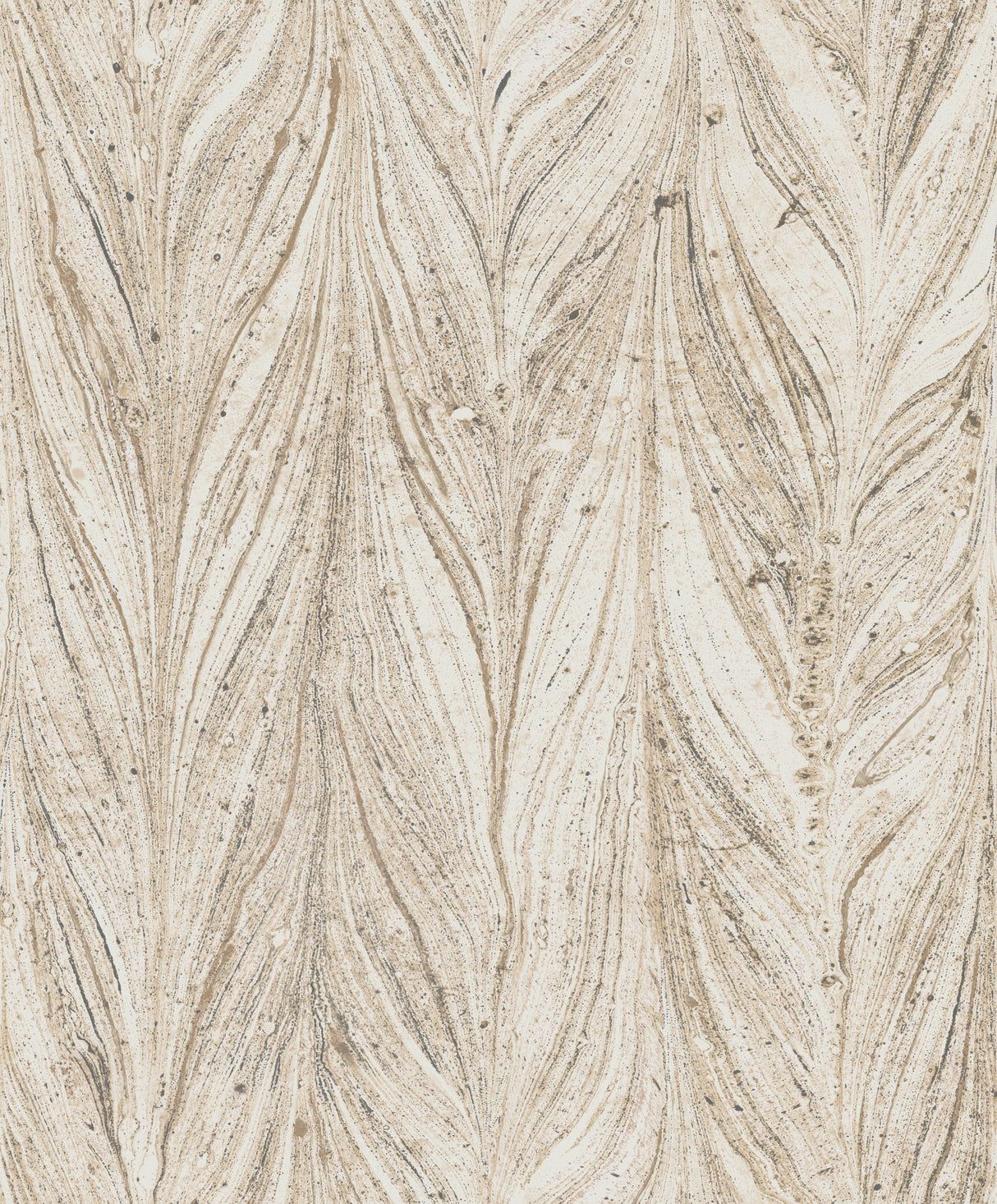 1214x1466 Ebru Marble Wallpaper- Warm Neutral
