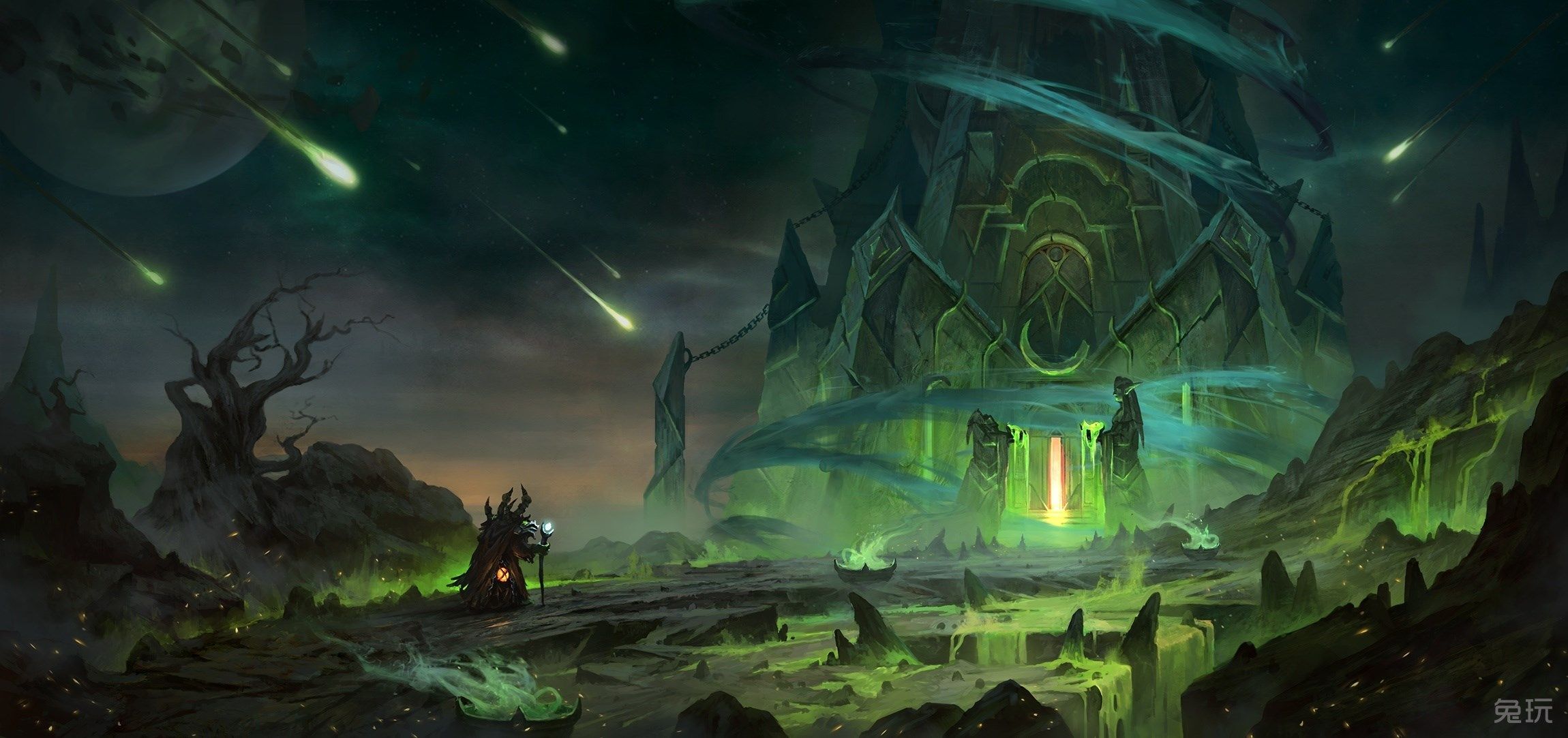 2300x1083 Tomb of Sargeras Wallpaper