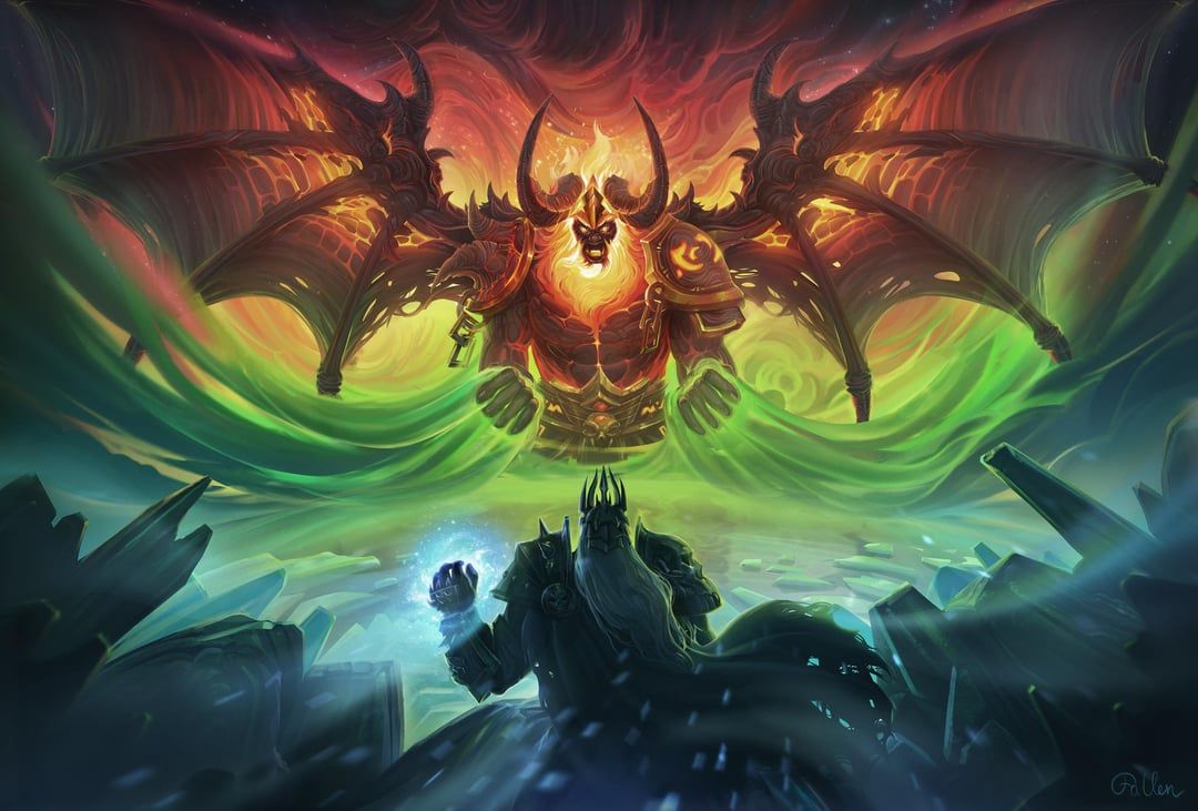 1080x731 OC Sargeras vs Lich King
