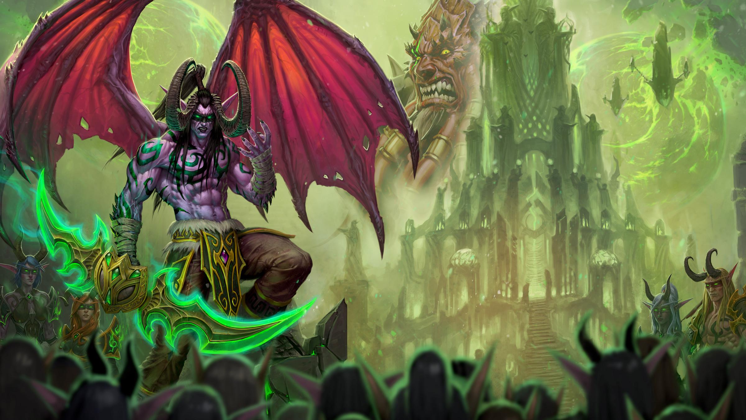 2400x1350 Patch 7.2 Tomb of Sargeras Wallpaper