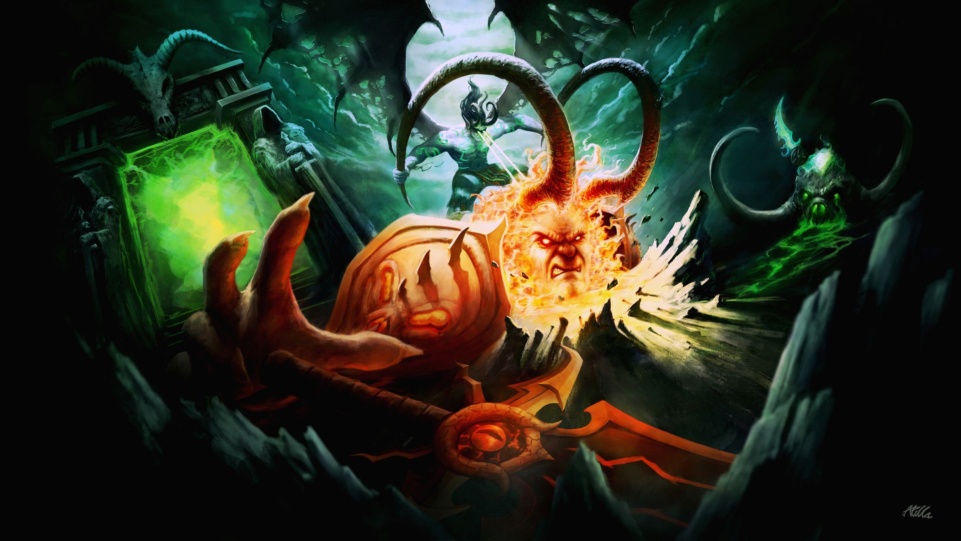 1920x1080 Atilla Kaan DINC vs Sargeras