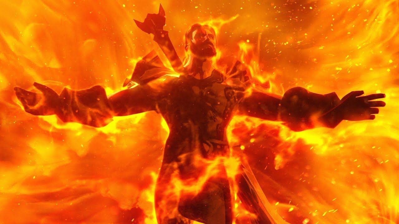 1280x720 World of Warcraft Extinction (Sargeras Sword Impact Cinematic, End of Legion)