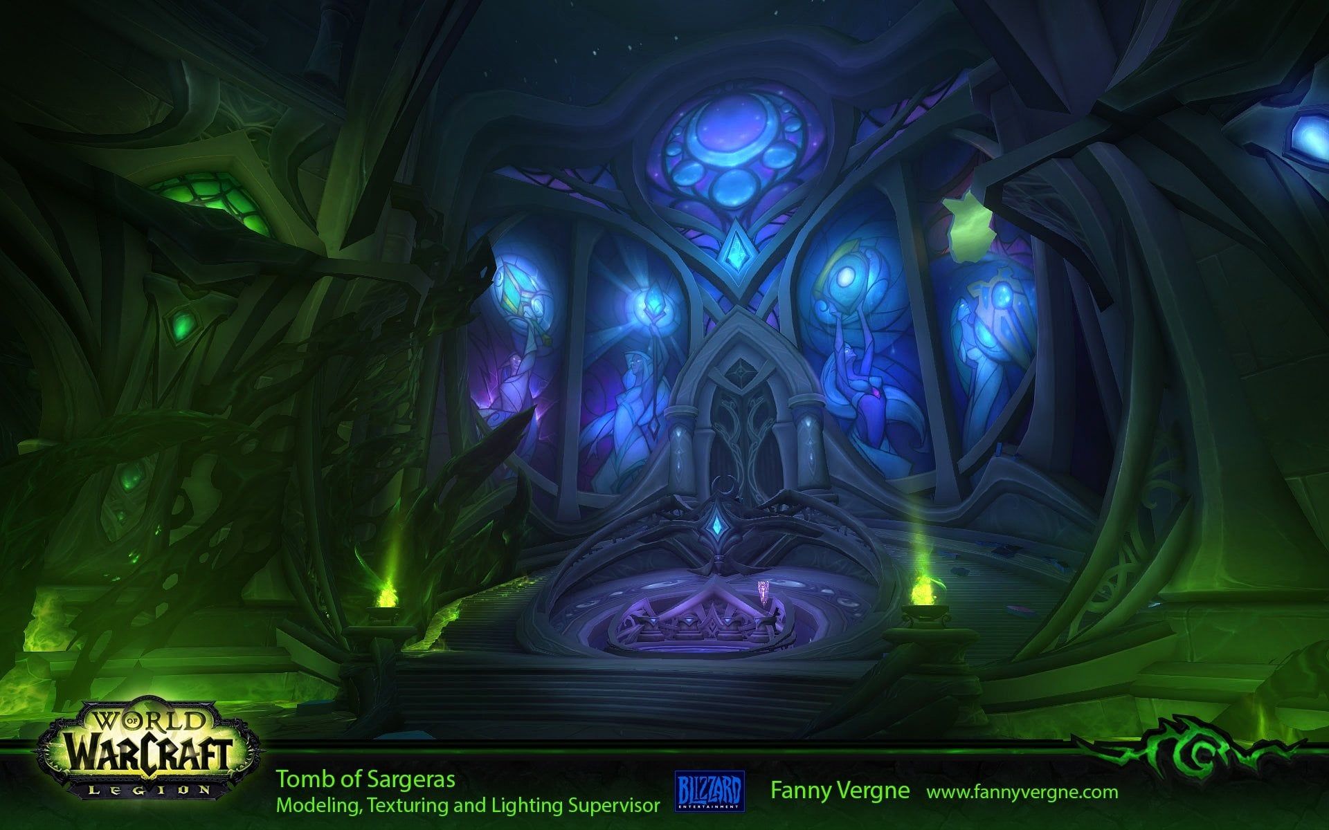 1920x1200 Tomb of Sargeras (World of Warcraft)