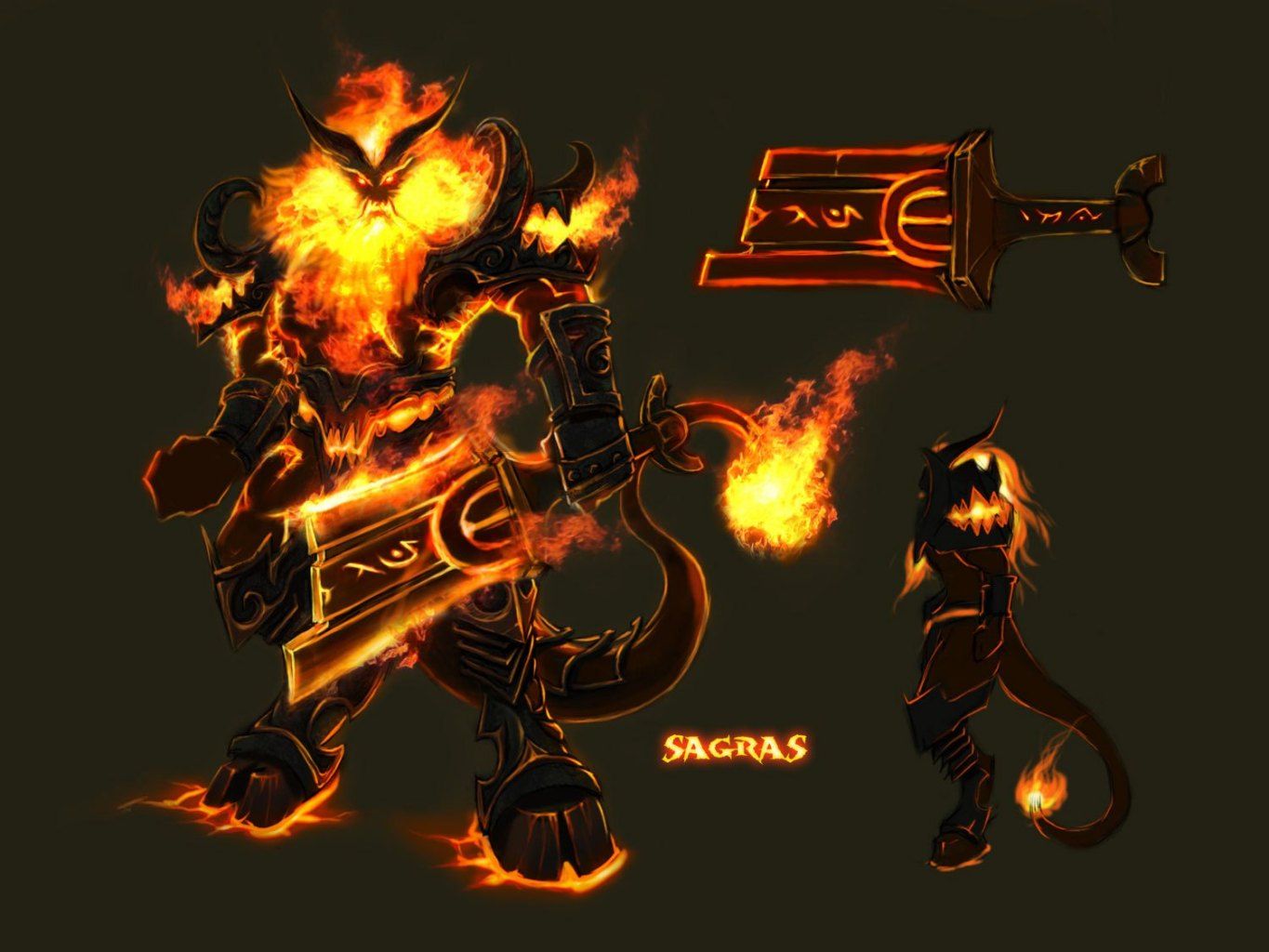 1365x1024 Sargeras（A character in the game World of Warcraft.）_Baiduwiki
